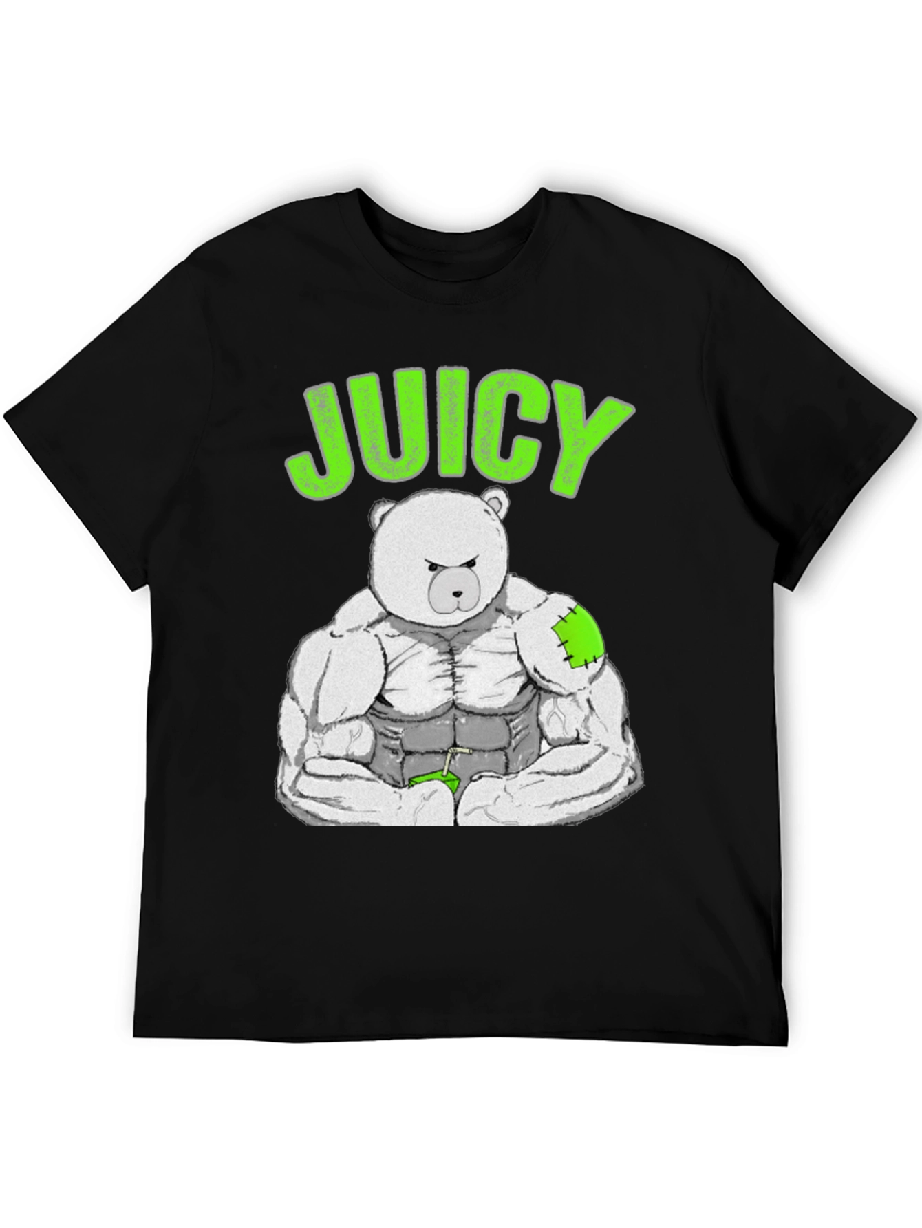 Juicy Buff Bear T-Shirt - Funny Gym Tee