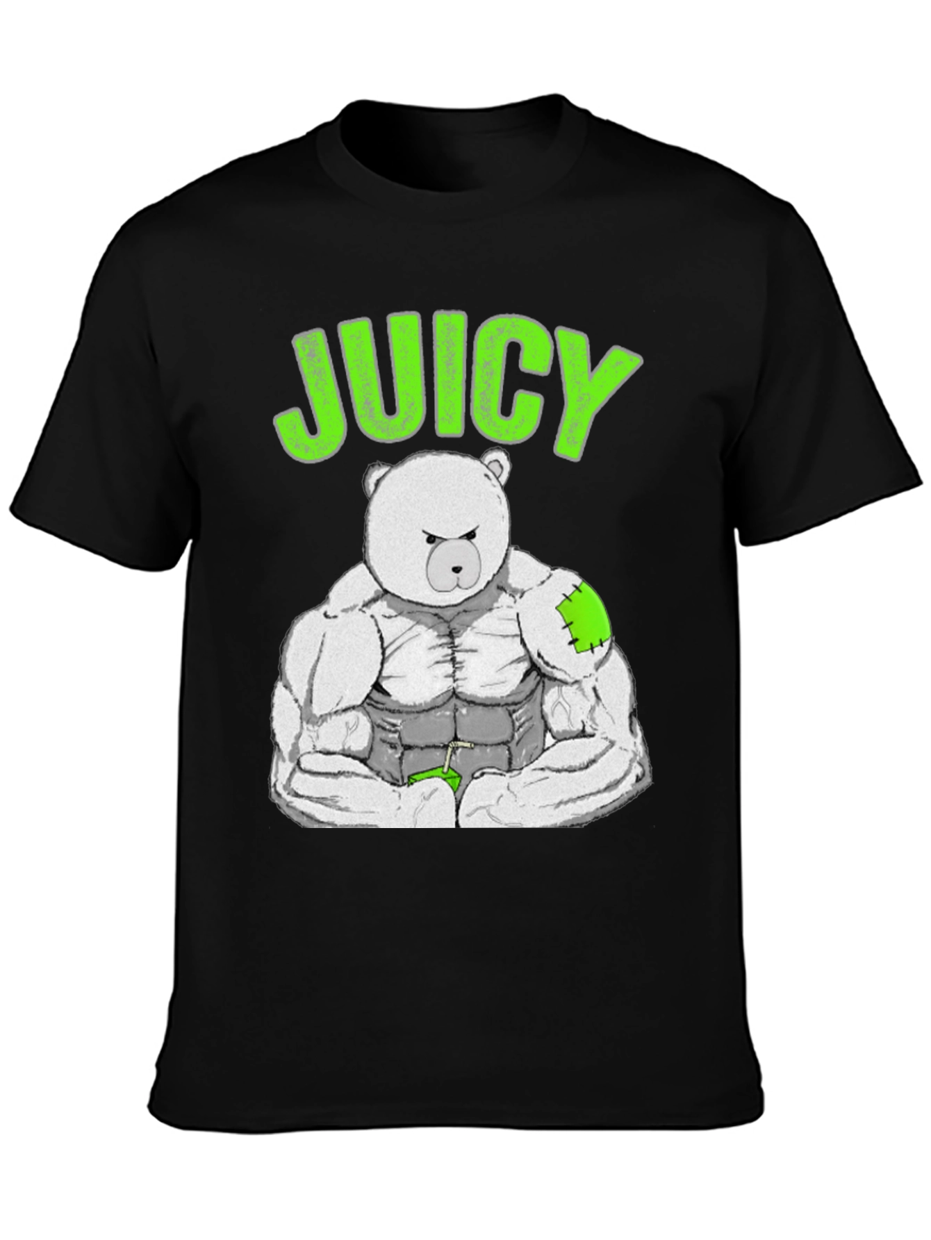 Juicy Buff Bear T-Shirt - Funny Gym Tee
