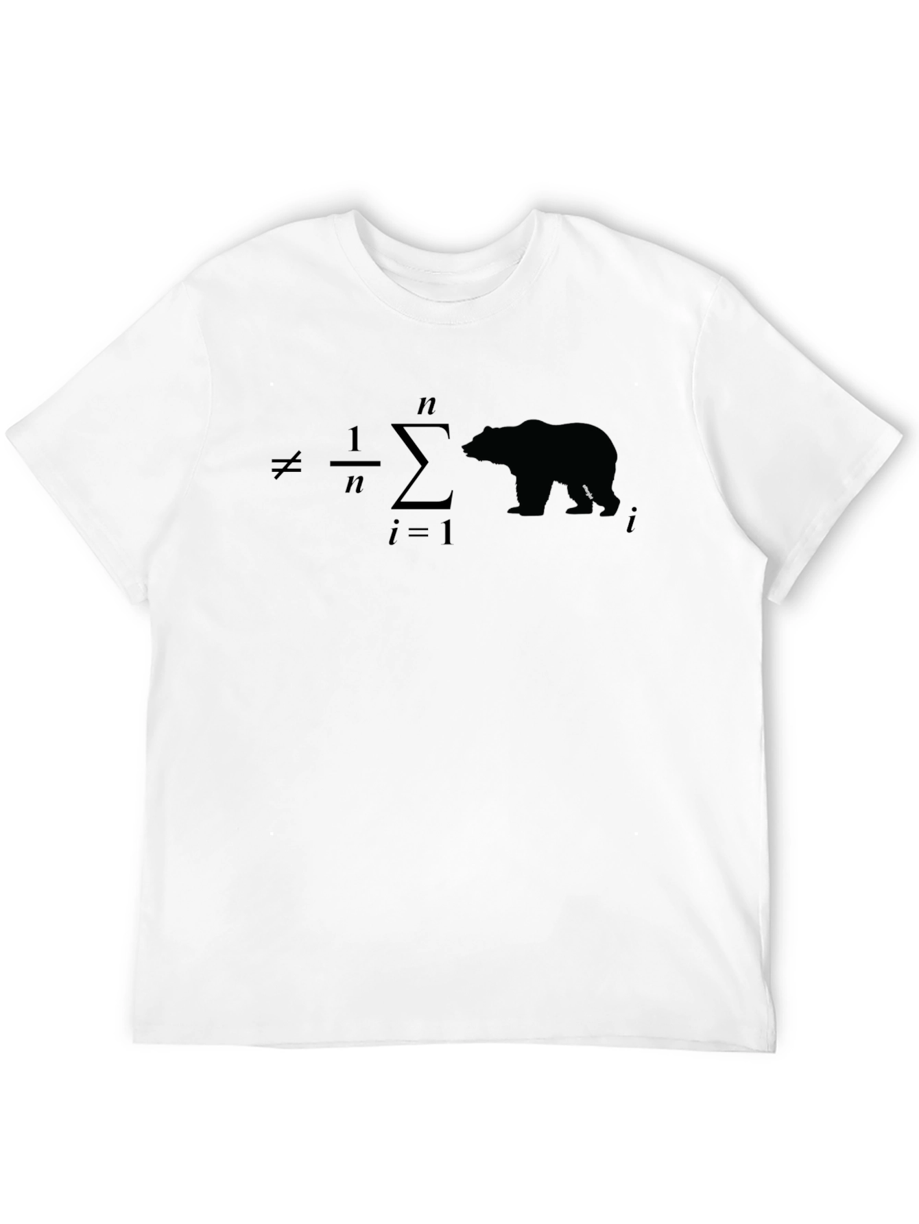 Mathematical Humor Bear Market Tee