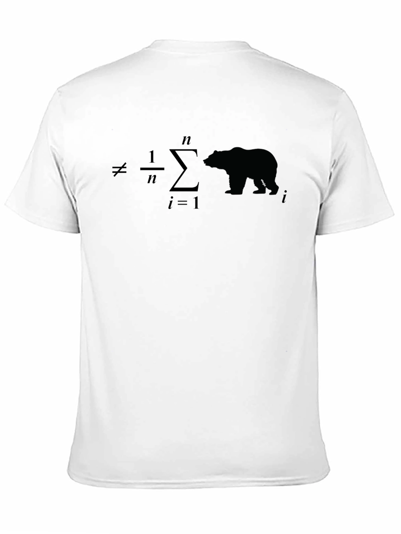 Mathematical Humor Bear Market Tee