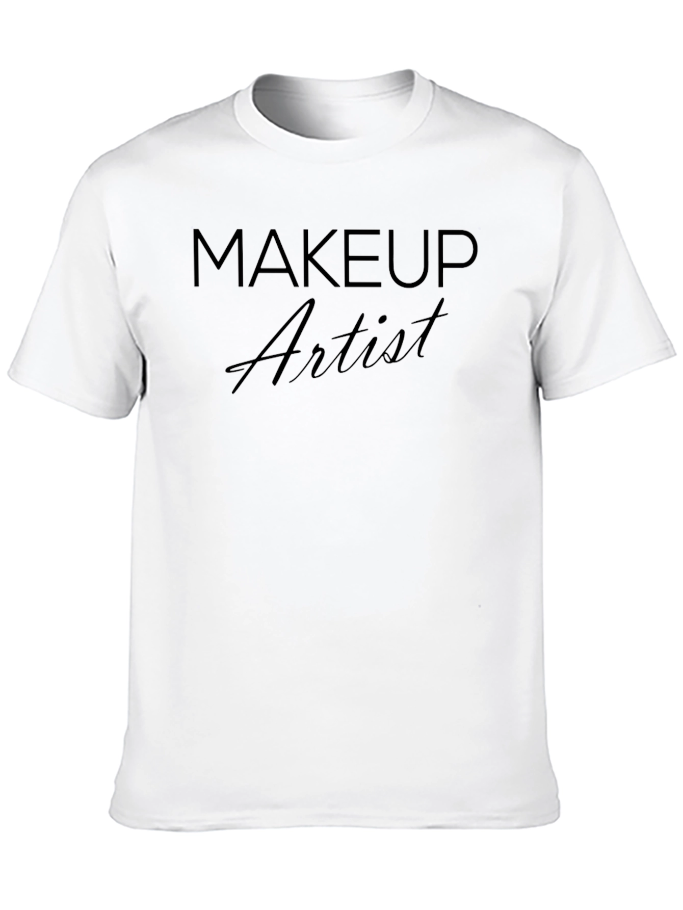 Makeup Artist T-Shirt - Stylish Crew Neck Tee