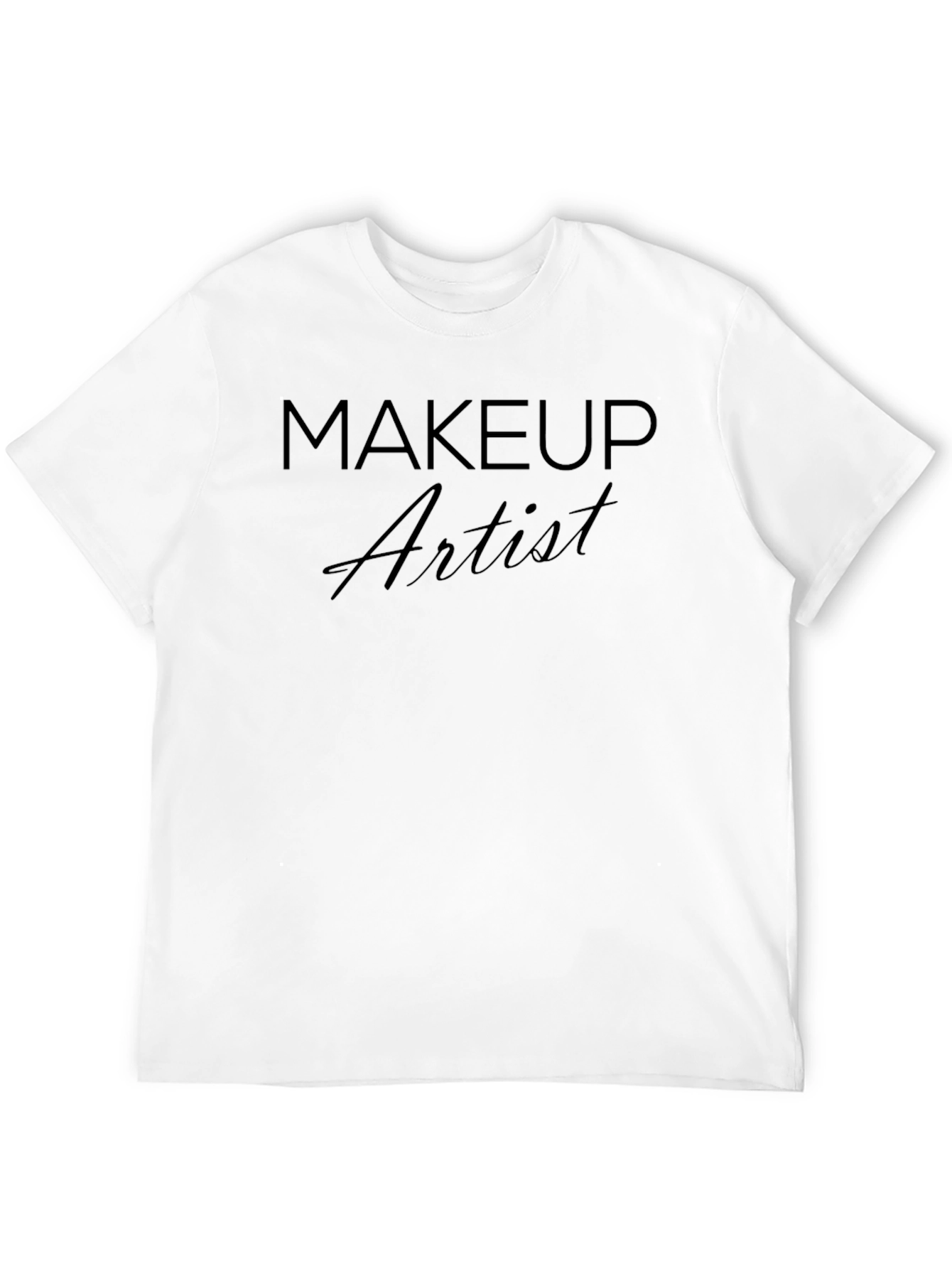 Makeup Artist T-Shirt - Stylish Crew Neck Tee