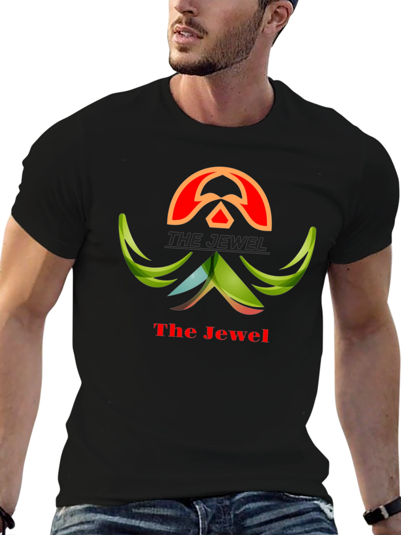 The Jewel Black Graphic Tee - Stylish Design