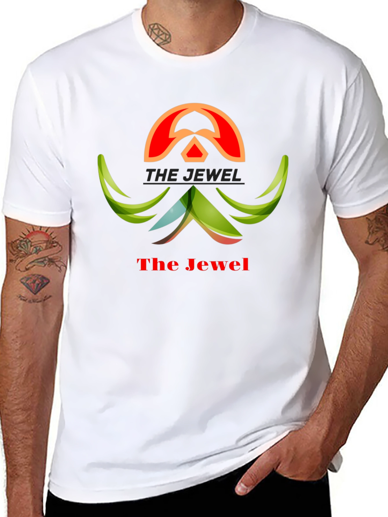 The Jewel Black Graphic Tee - Stylish Design