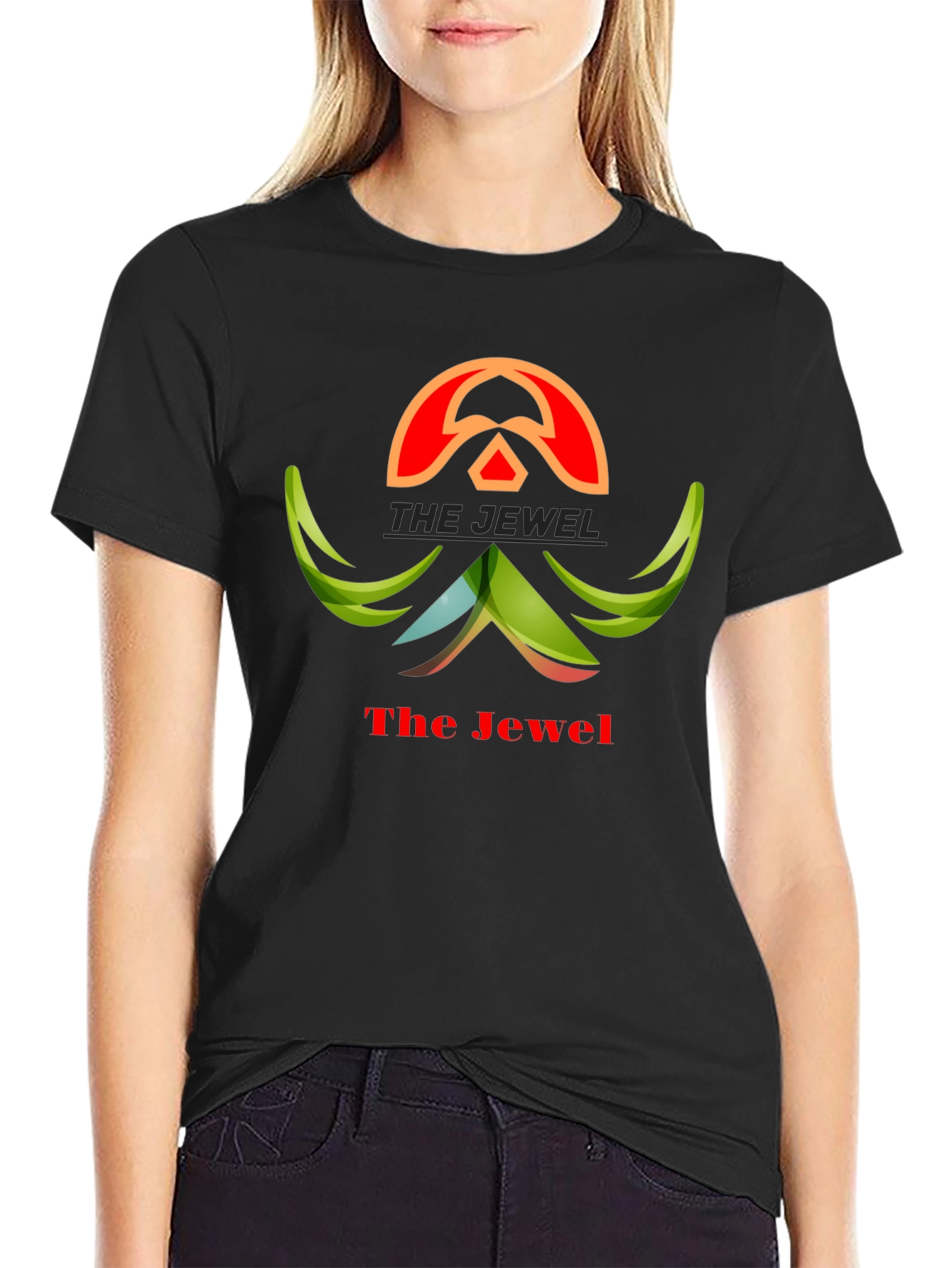 The Jewel Black Graphic Tee - Stylish Design