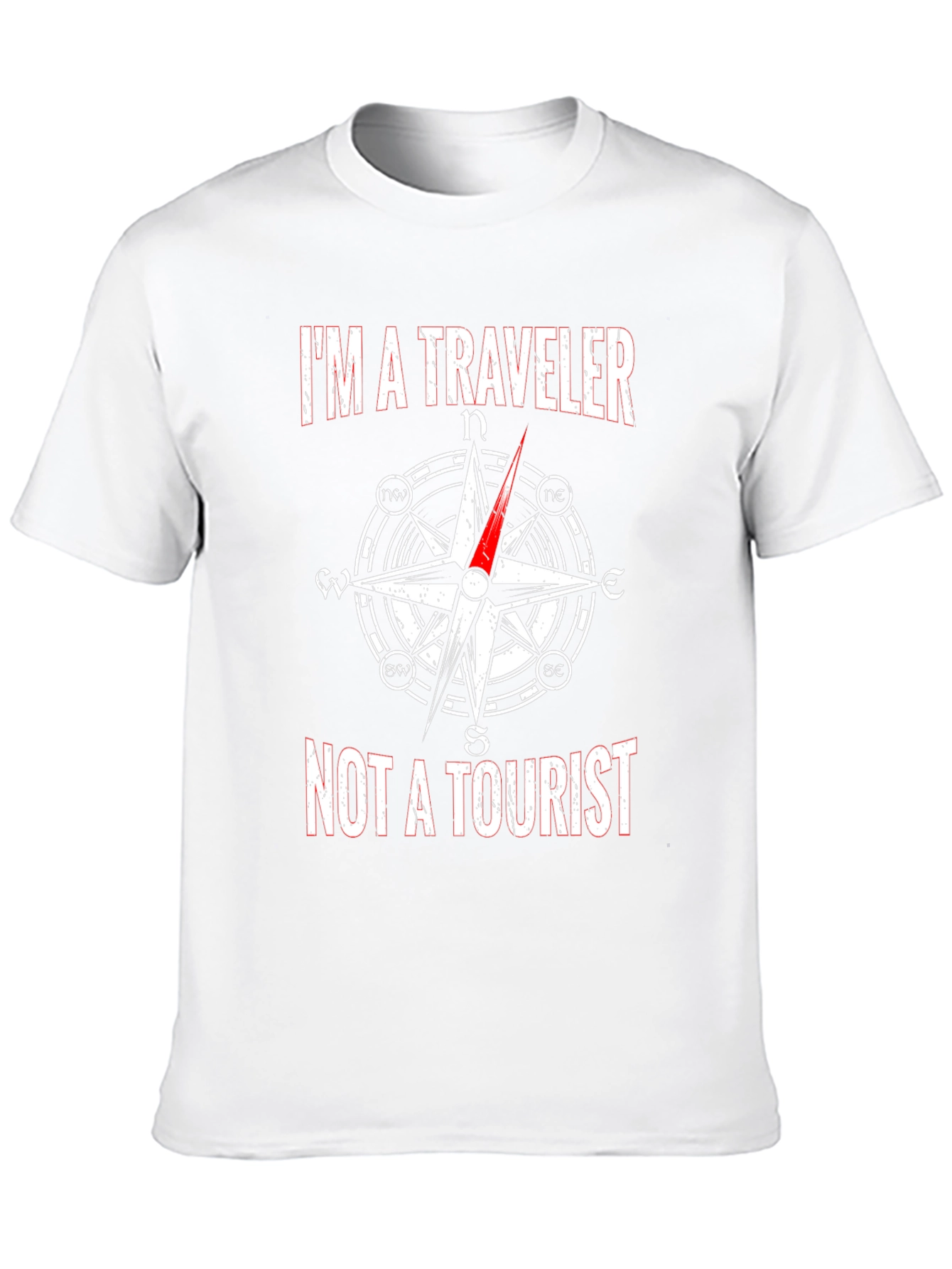 Traveler Compass Graphic Tee - Adventure Shirt