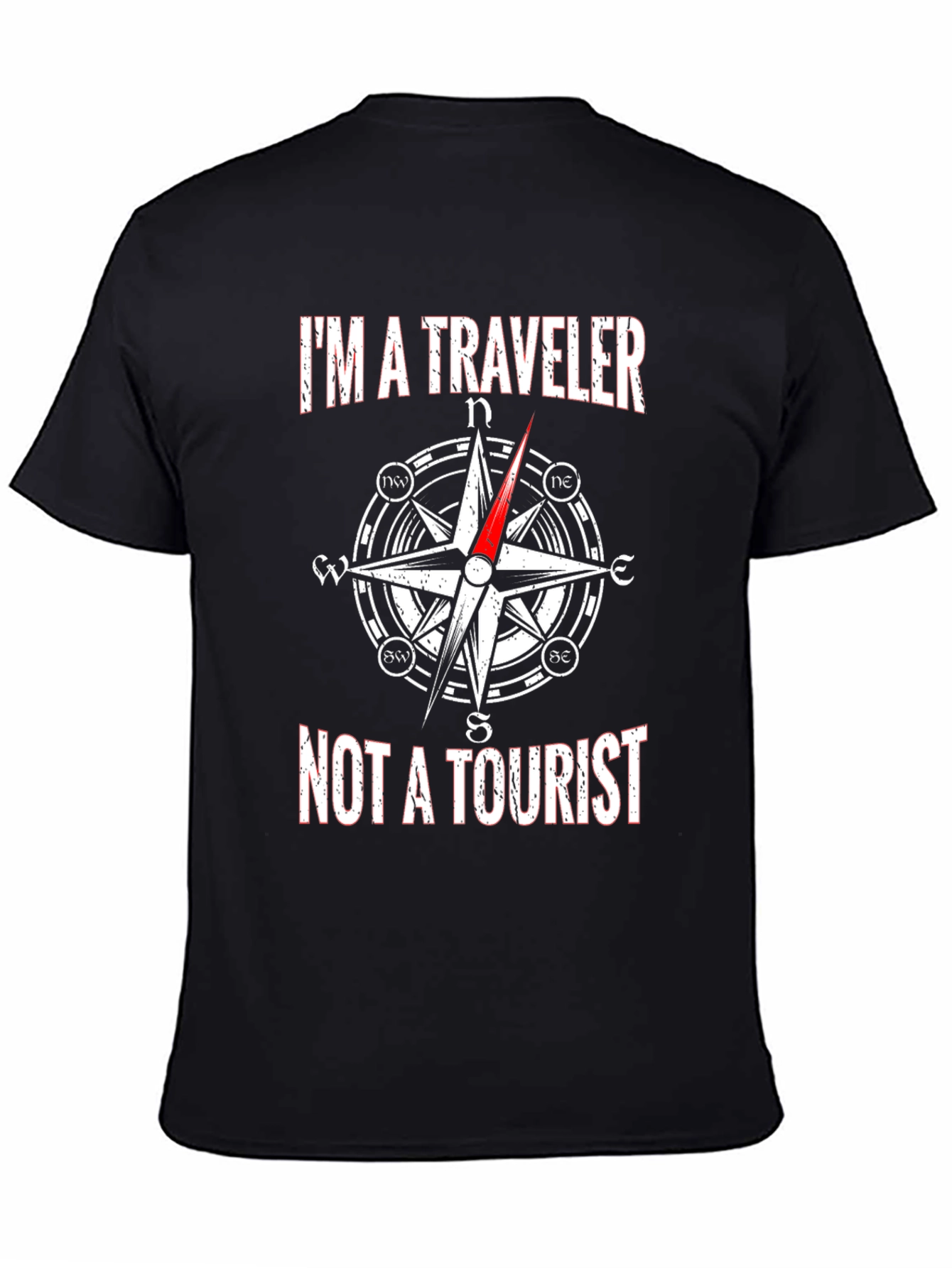 Traveler Compass Graphic Tee - Adventure Shirt