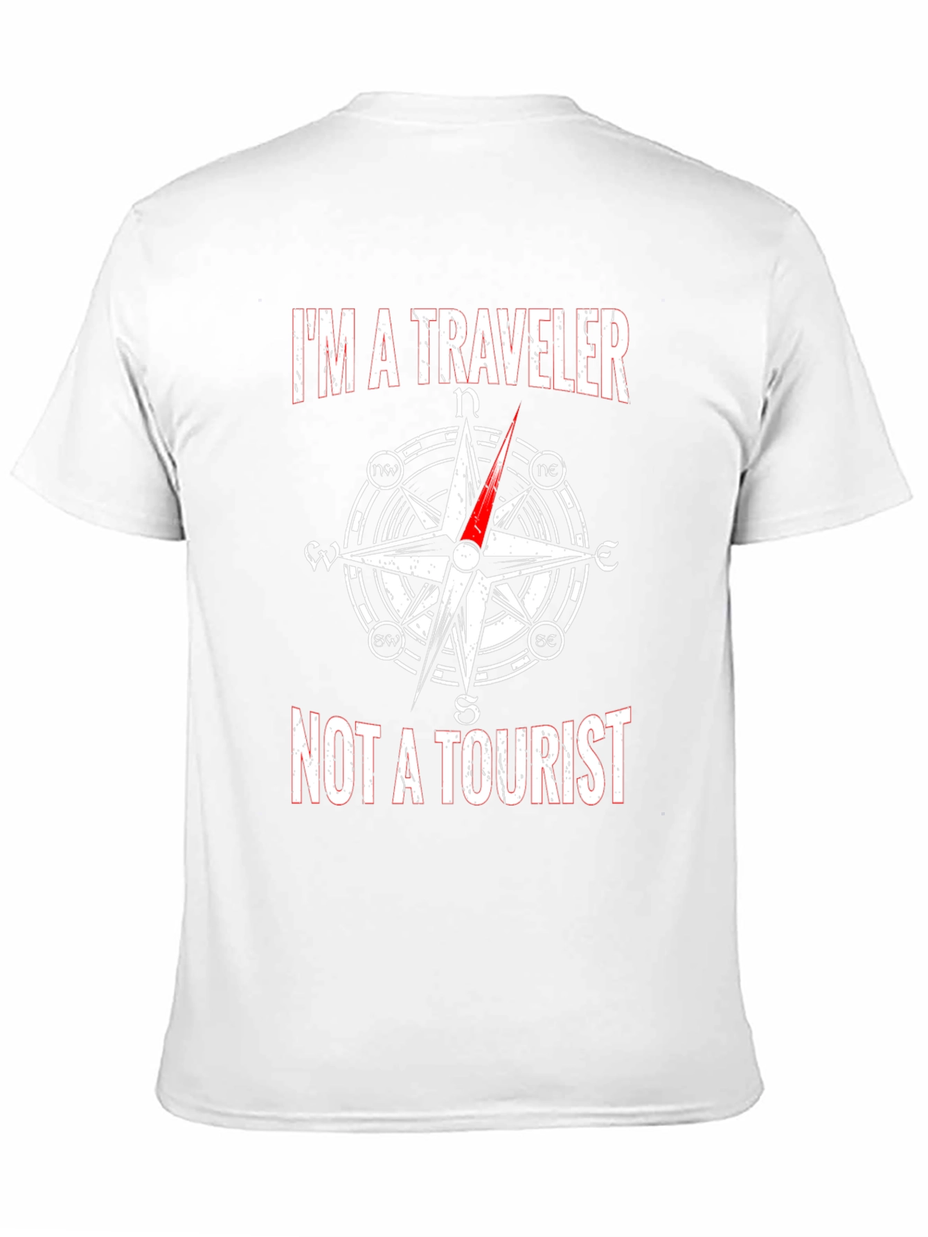 Traveler Compass Graphic Tee - Adventure Shirt