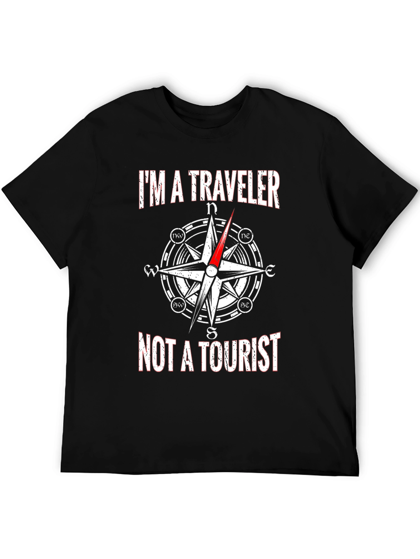 Traveler Compass Graphic Tee - Adventure Shirt