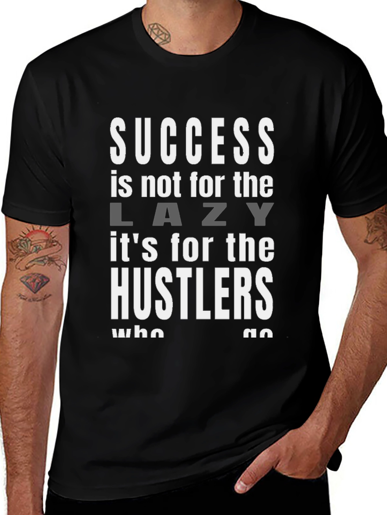 Success Hustler Graphic T-Shirt