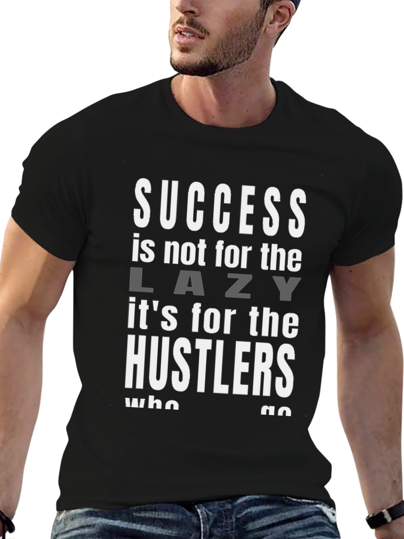 Success Hustler Graphic T-Shirt