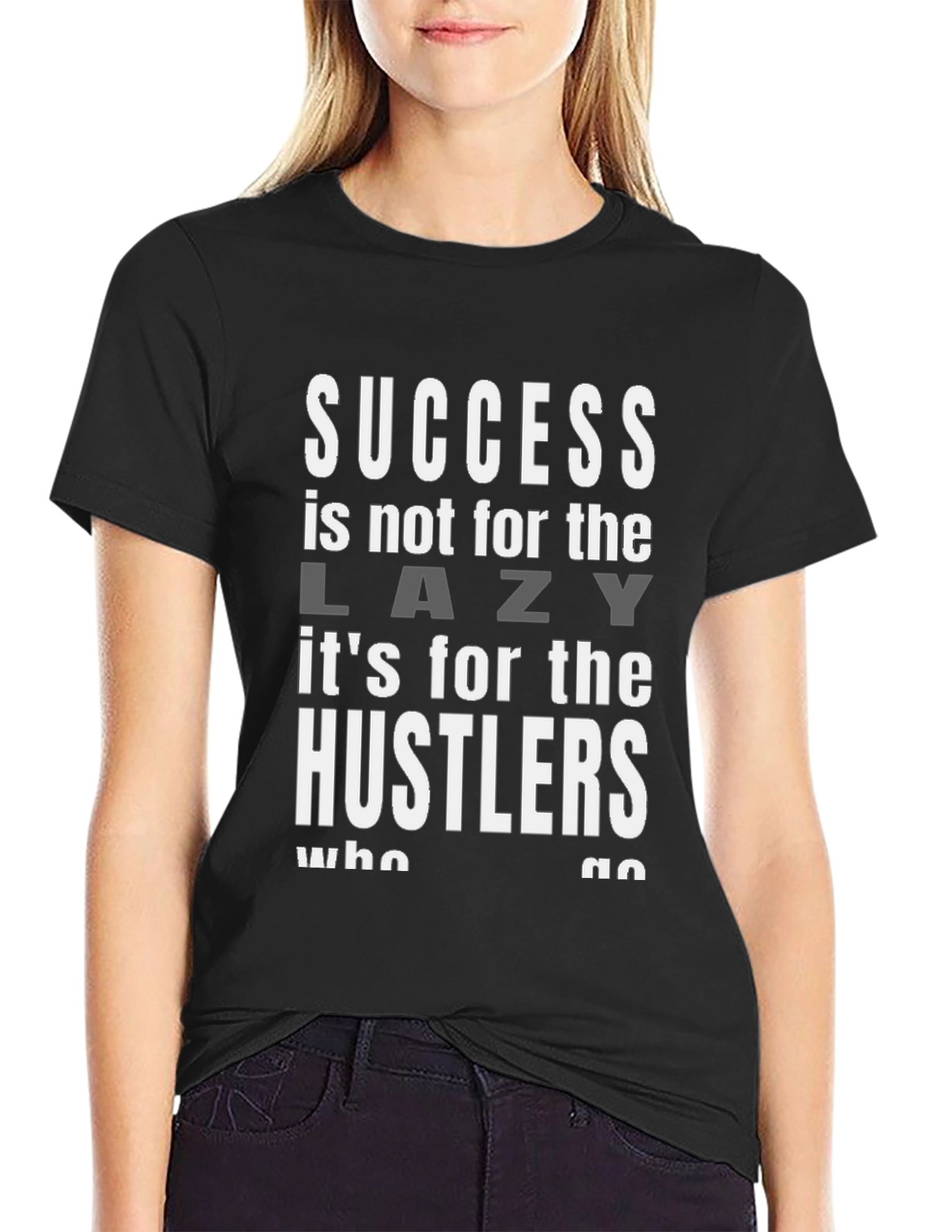 Success Hustler Graphic T-Shirt
