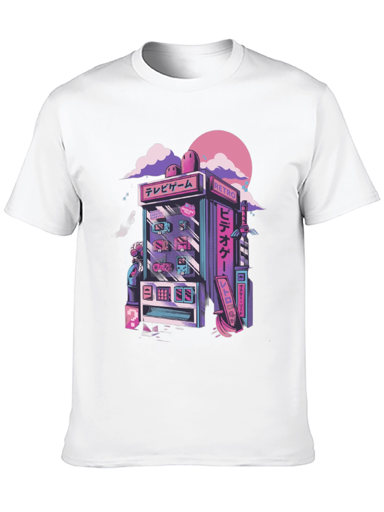 Retro Arcade T-Shirt - Gamer Style Tee