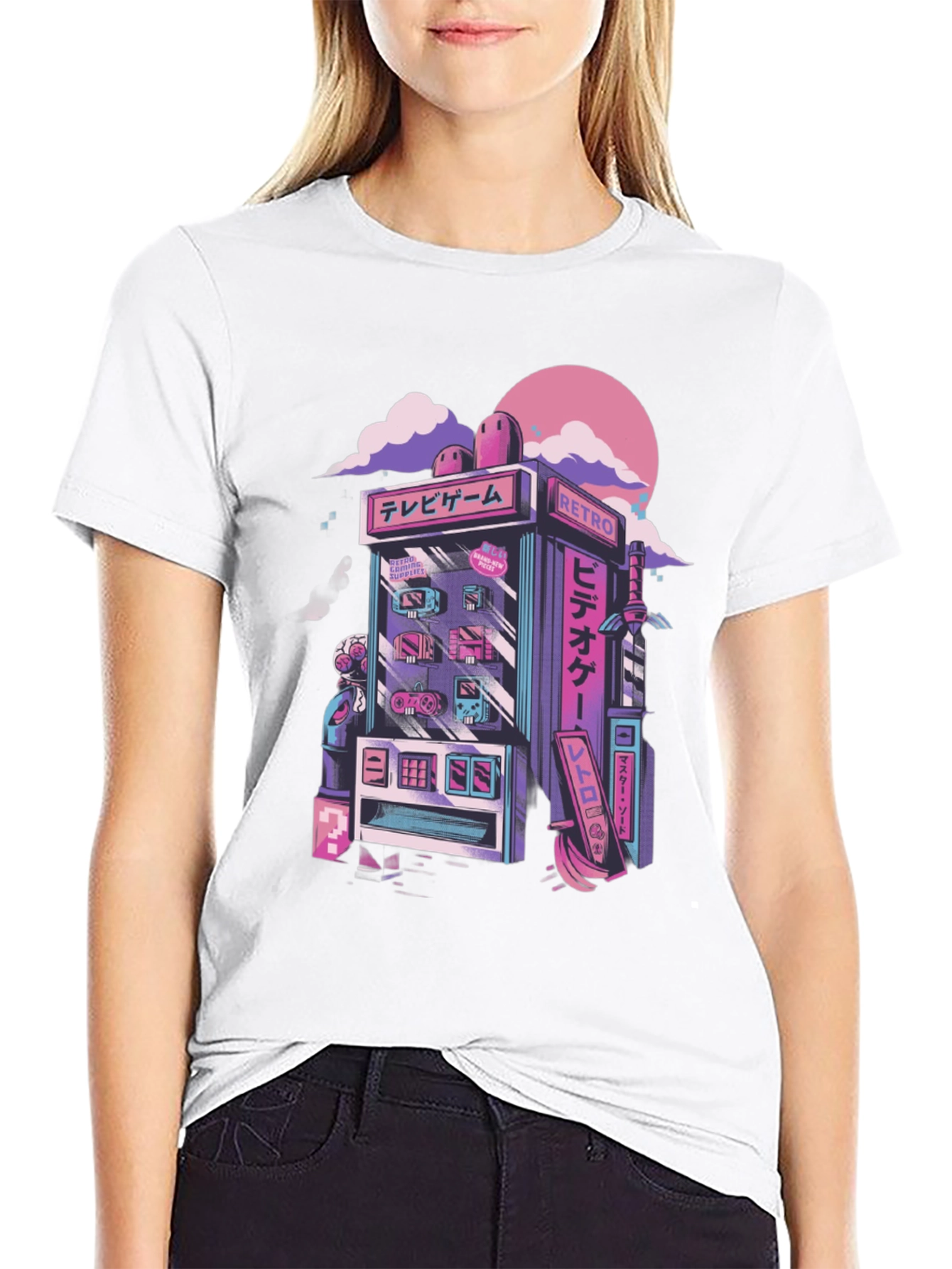 Retro Arcade T-Shirt - Gamer Style Tee