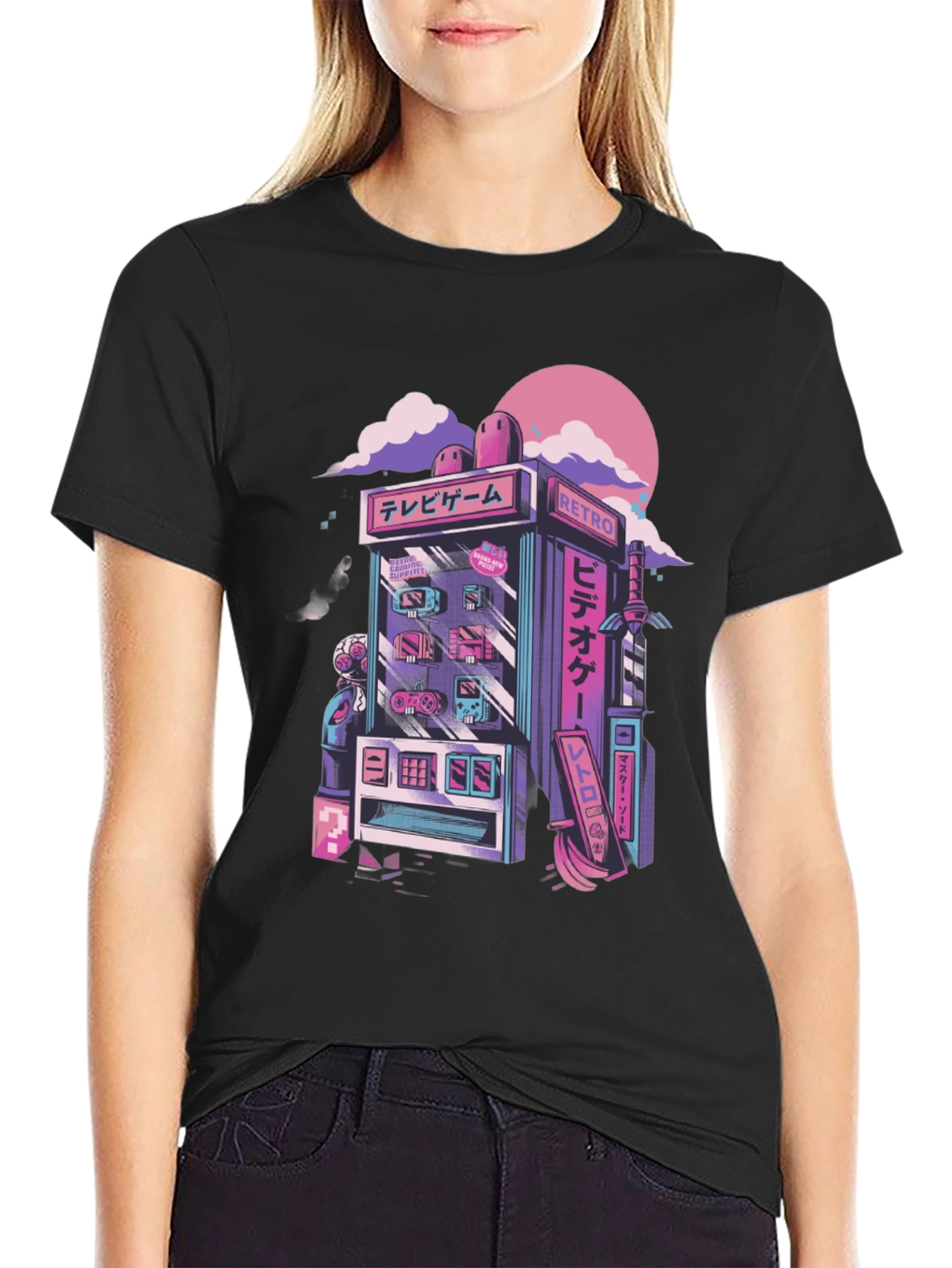 Retro Arcade T-Shirt - Gamer Style Tee