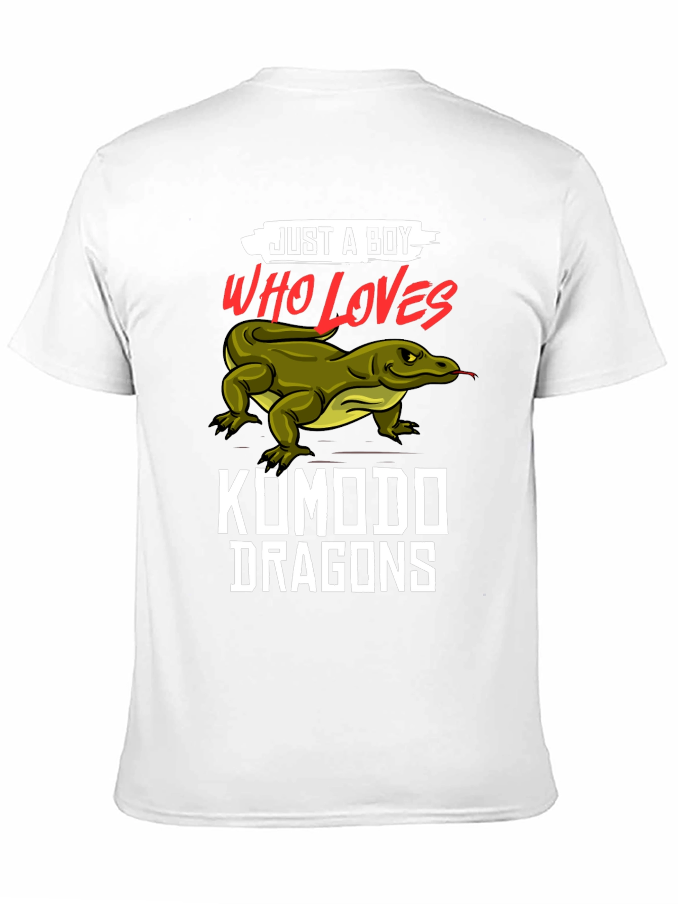 Just A Boy Who Loves Komodo Dragons T-Shirt