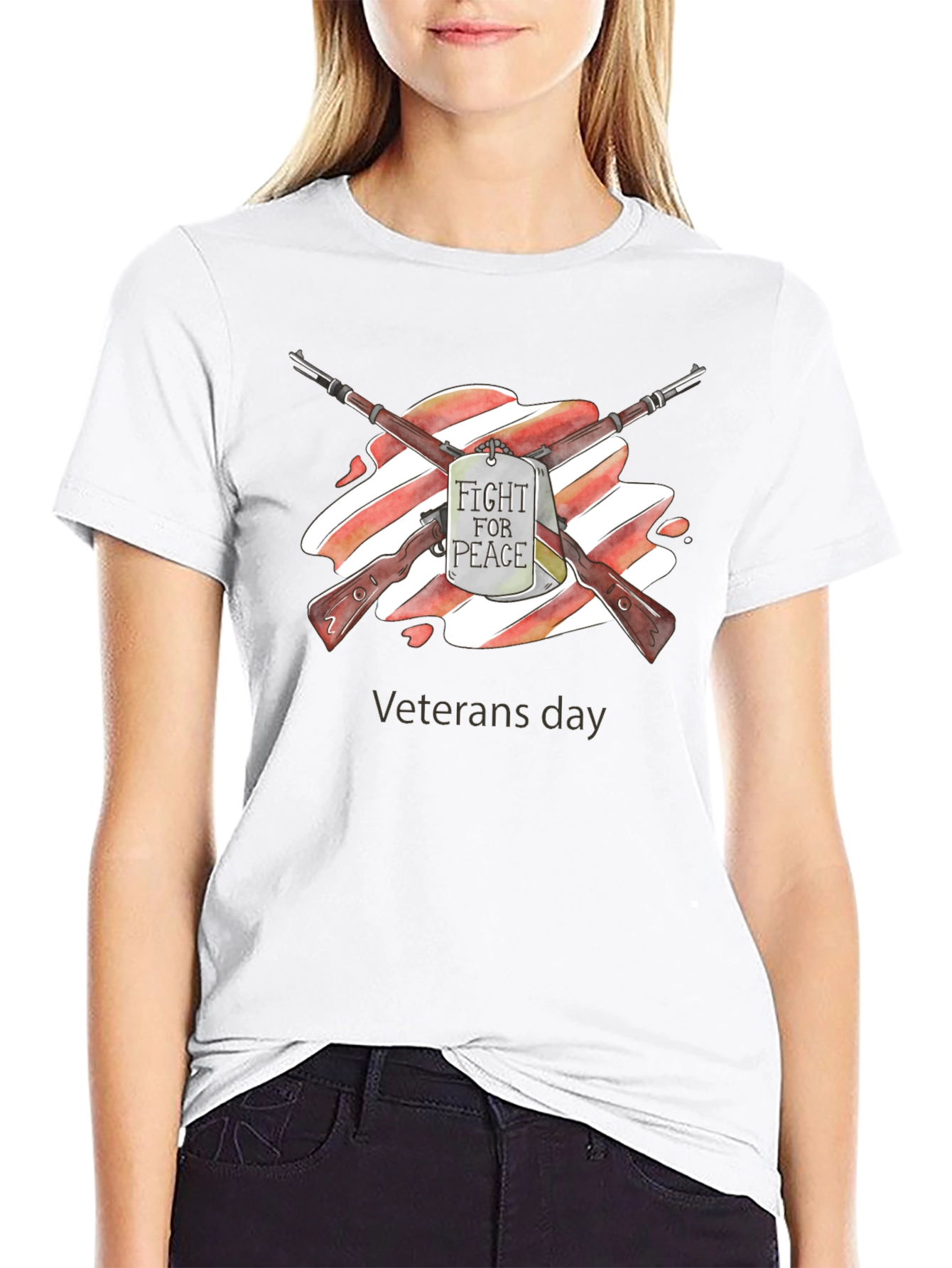 Fight for Peace Veterans Day T-Shirt