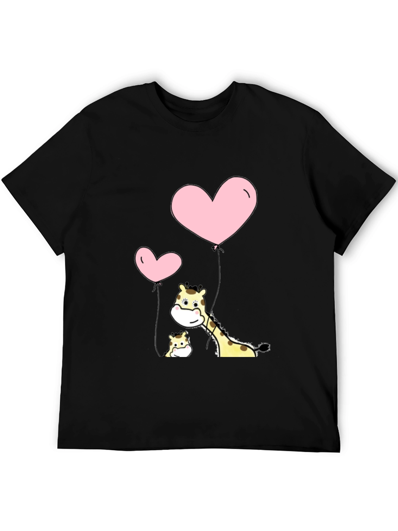 Giraffe Love Heart T-Shirt
