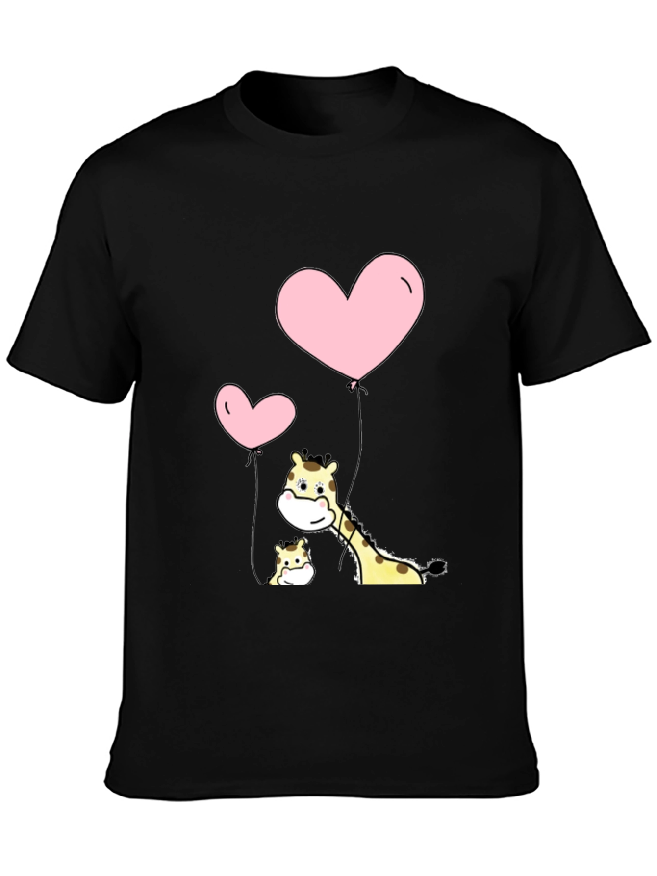 Giraffe Love Heart T-Shirt