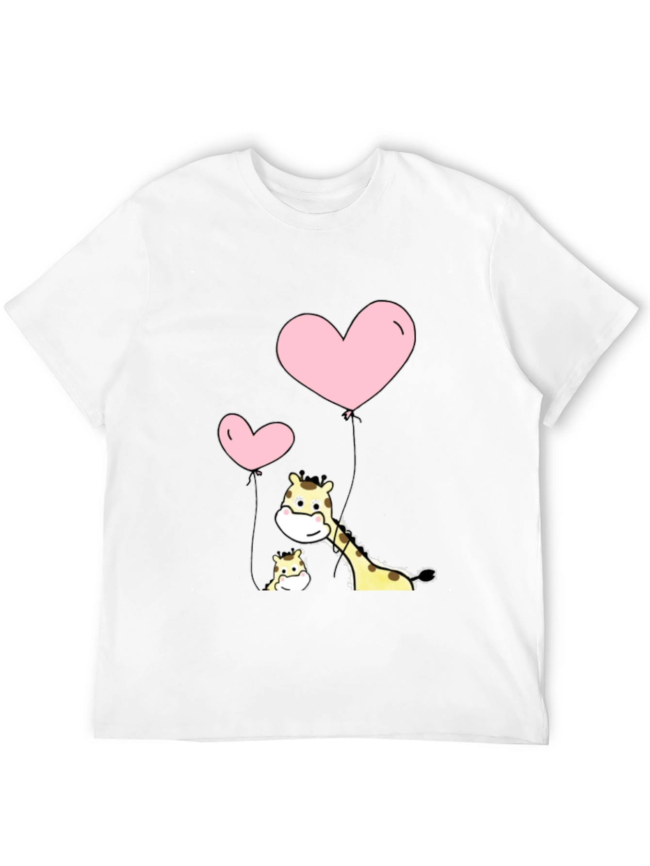 Giraffe Love Heart T-Shirt