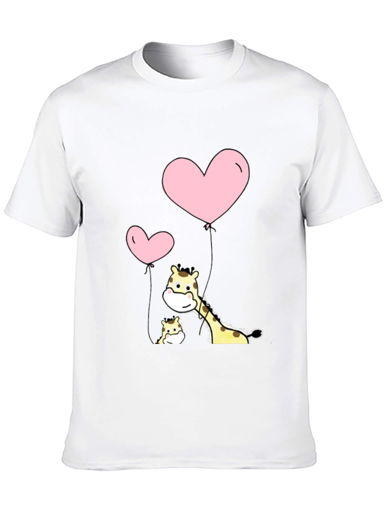 Giraffe Love Heart T-Shirt