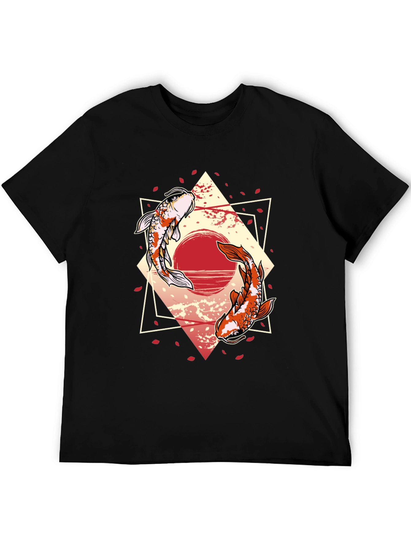Koi Fish Graphic Tee - Japanese Style T-Shirt