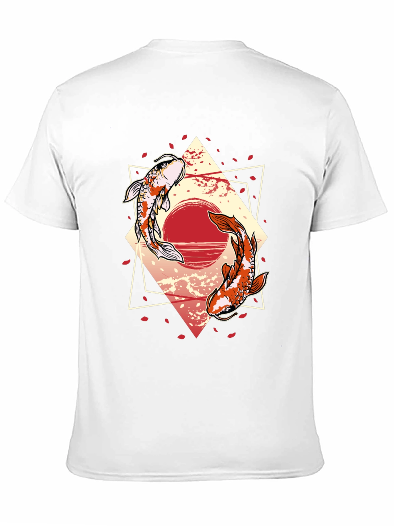 Koi Fish Graphic Tee - Japanese Style T-Shirt