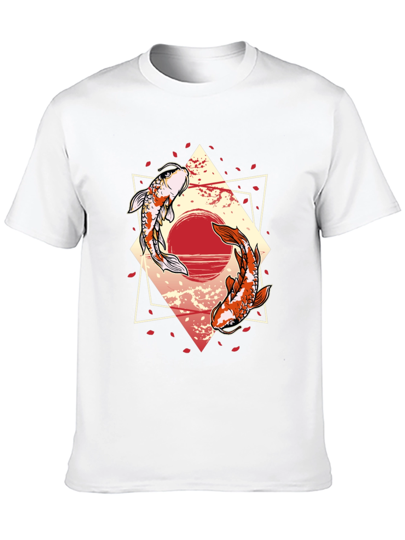 Koi Fish Graphic Tee - Japanese Style T-Shirt