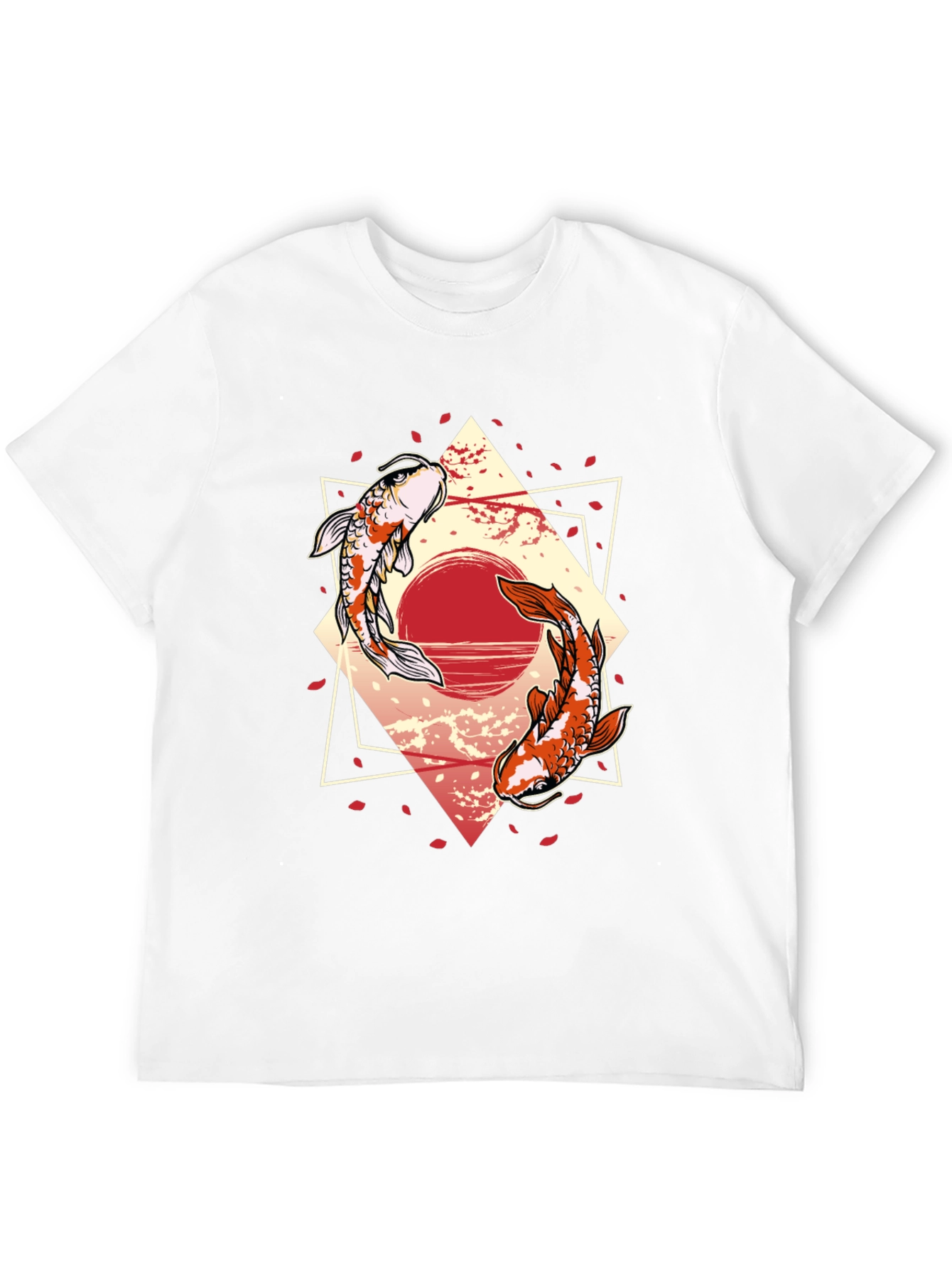Koi Fish Graphic Tee - Japanese Style T-Shirt