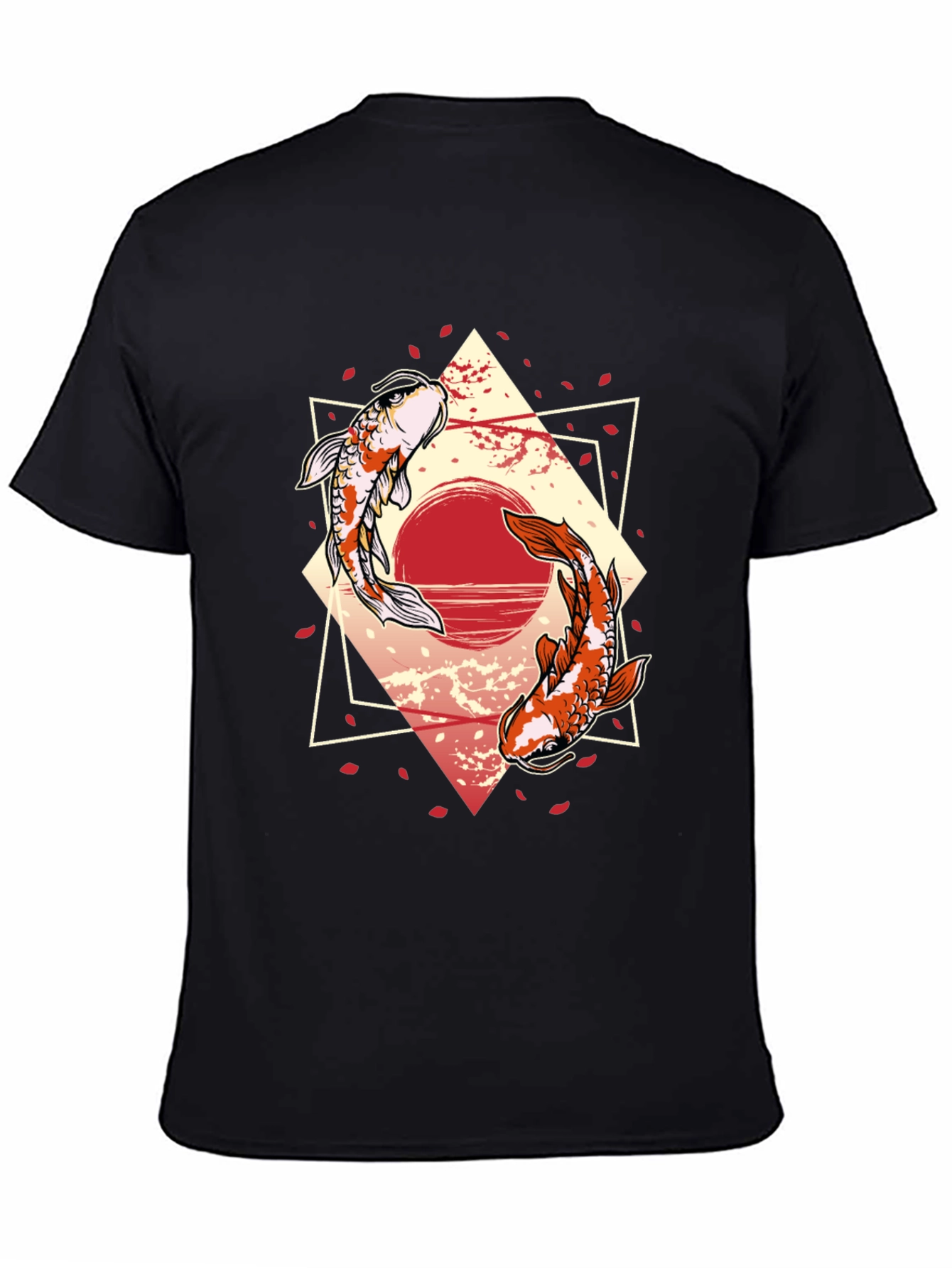 Koi Fish Graphic Tee - Japanese Style T-Shirt