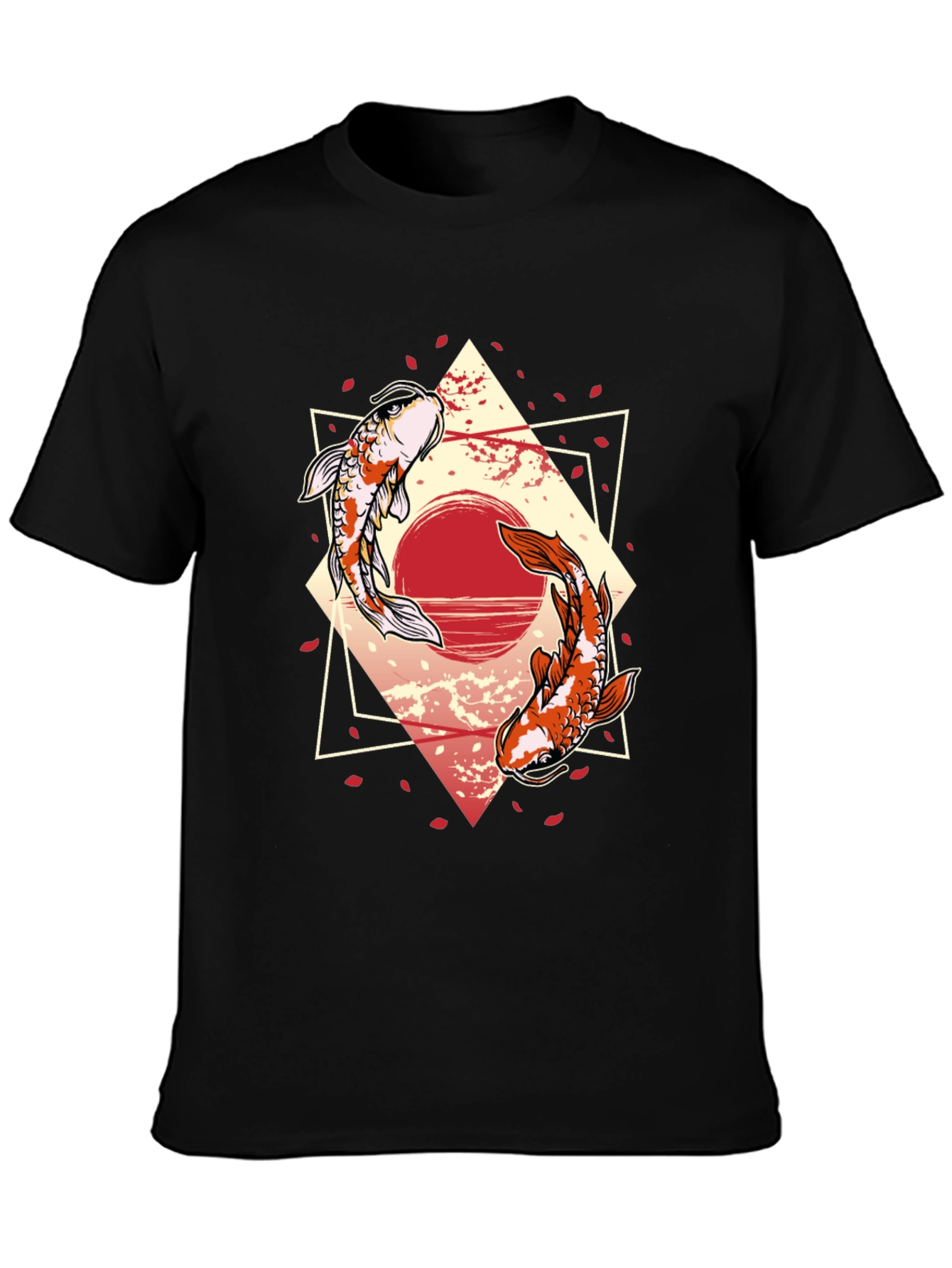 Koi Fish Graphic Tee - Japanese Style T-Shirt