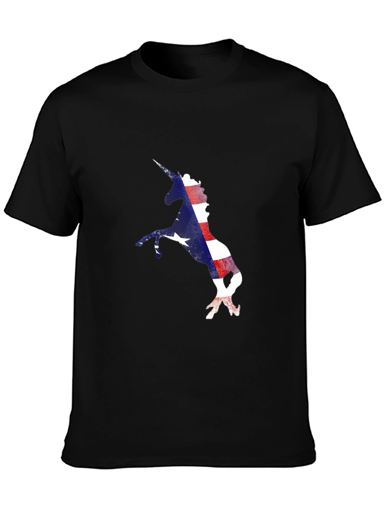 American Flag Unicorn Graphic Tee