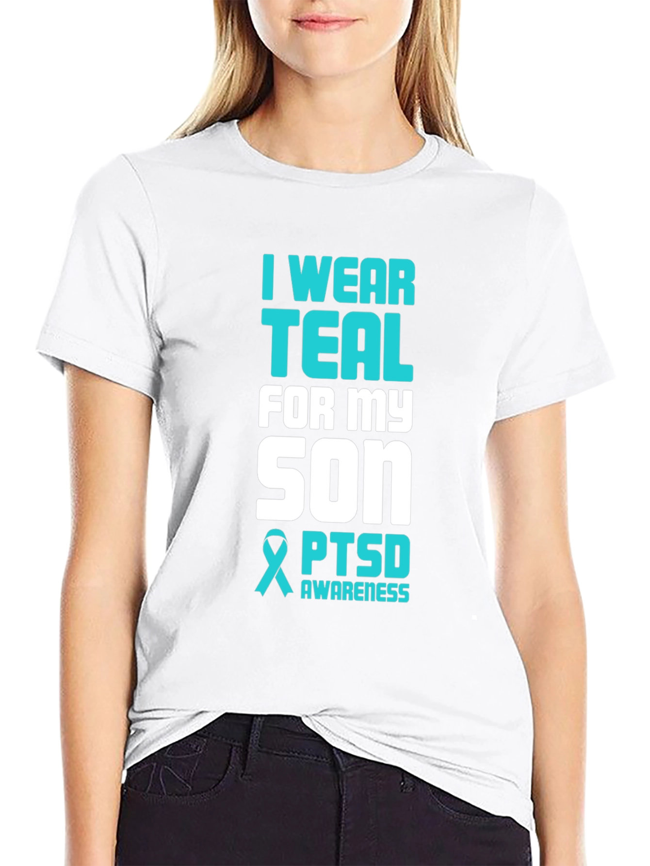 Teal PTSD Awareness T-Shirt