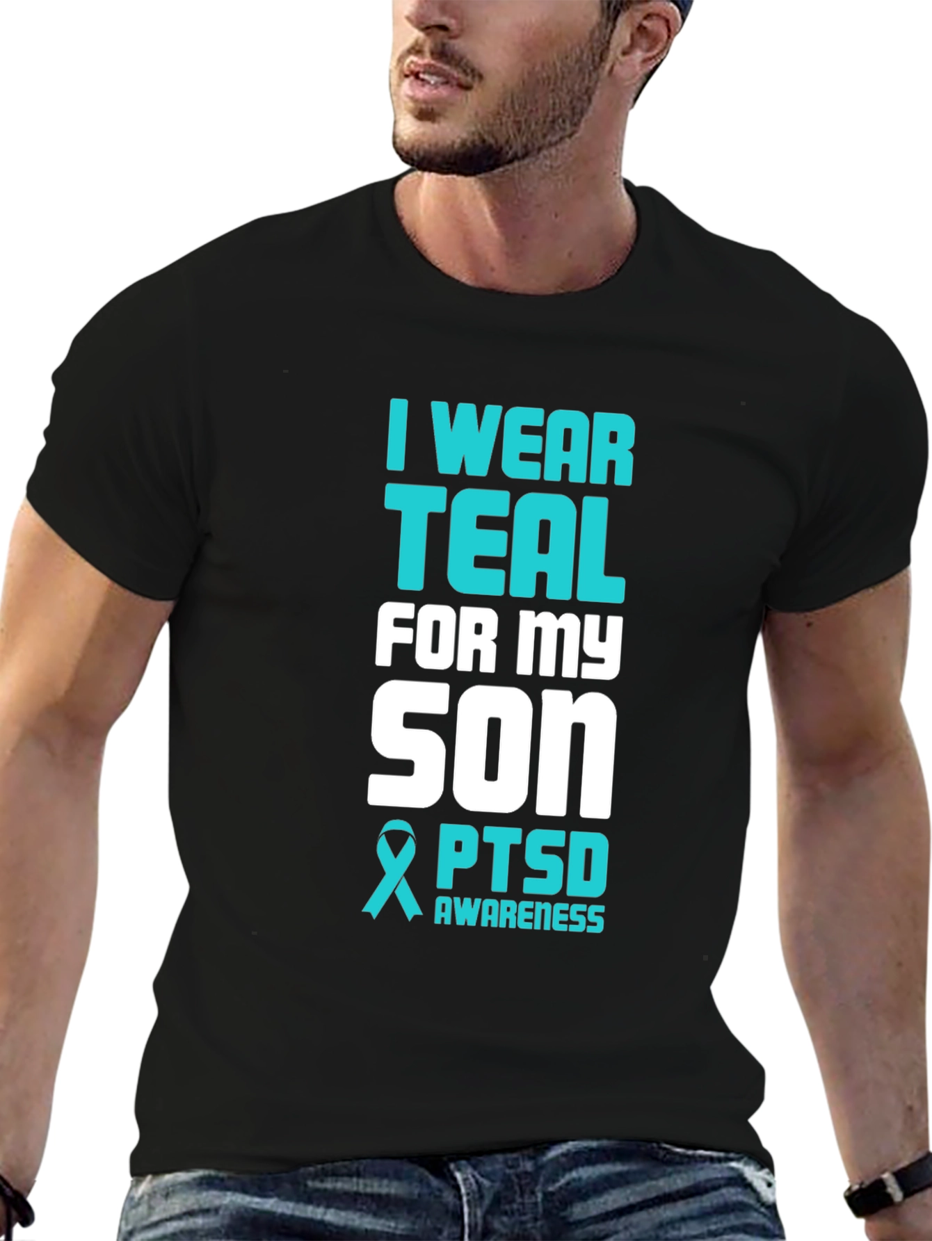 Teal PTSD Awareness T-Shirt