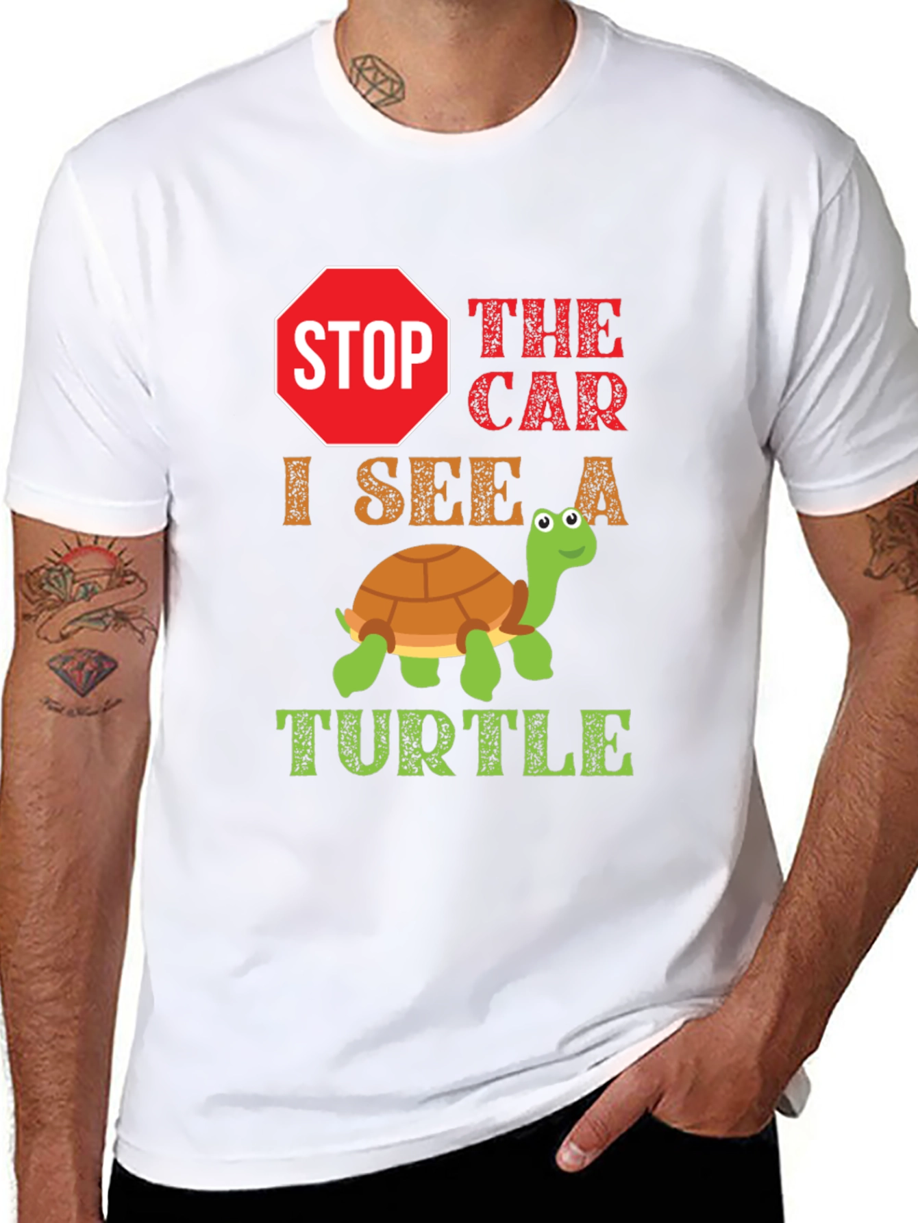 Stop the Car Turtle T-Shirt
