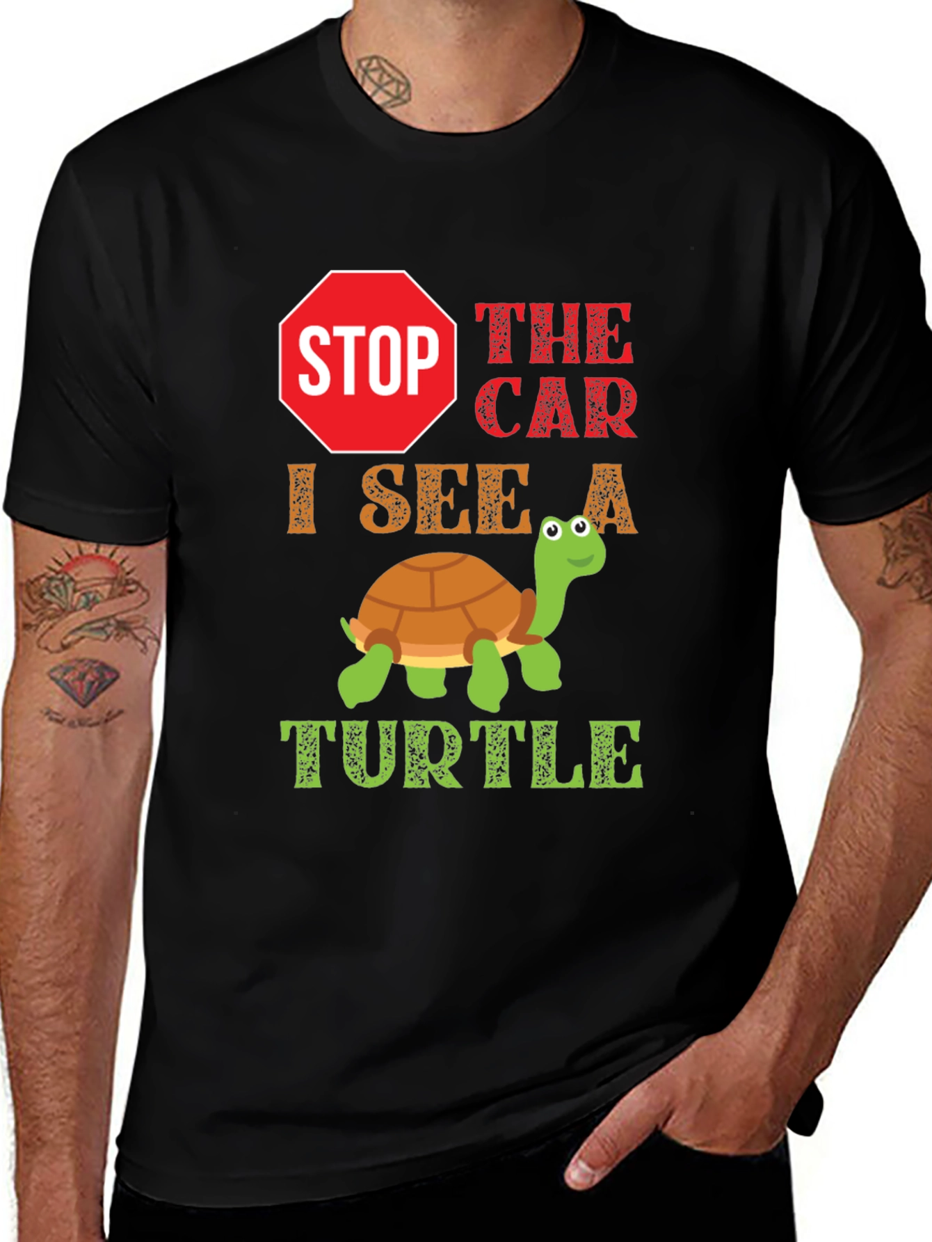 Stop the Car Turtle T-Shirt