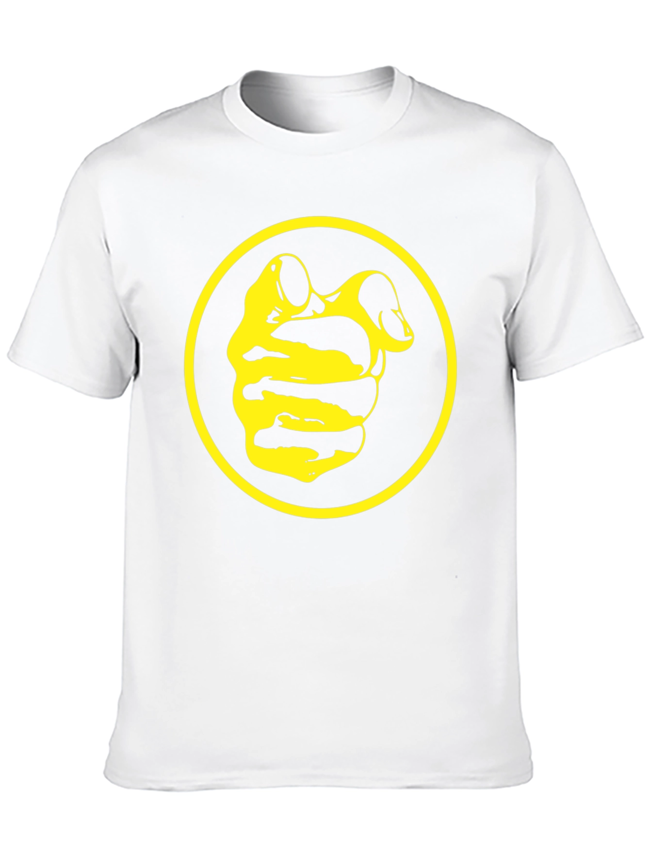 Black T-Shirt with Yellow Duck Icon