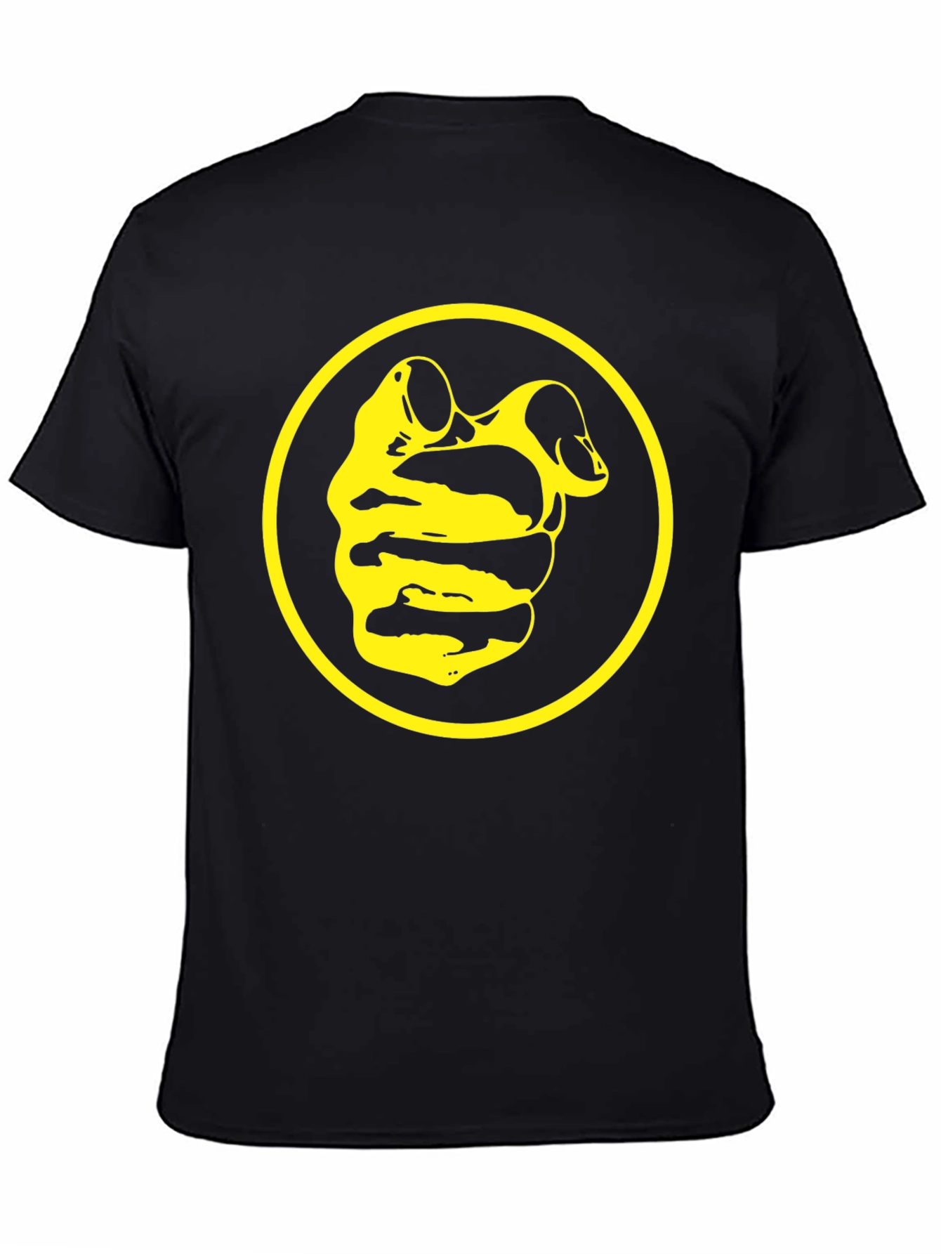 Black T-Shirt with Yellow Duck Icon