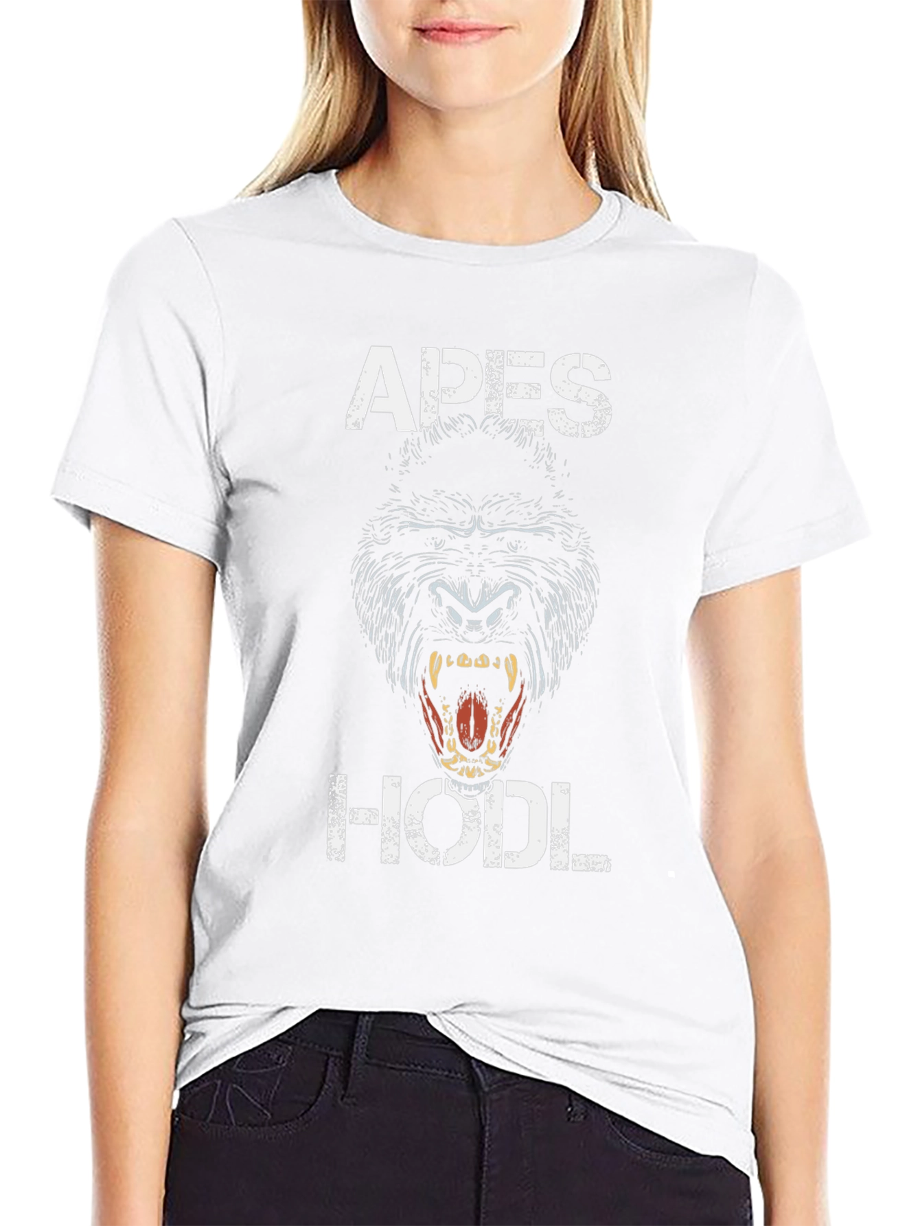 Apes Hodl T-Shirt - Gorilla Graphic Tee