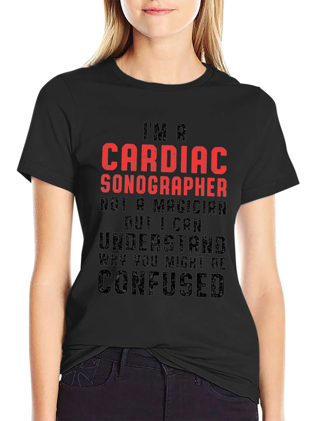 Cardiac Sonographer Graphic Tee - Heart Health