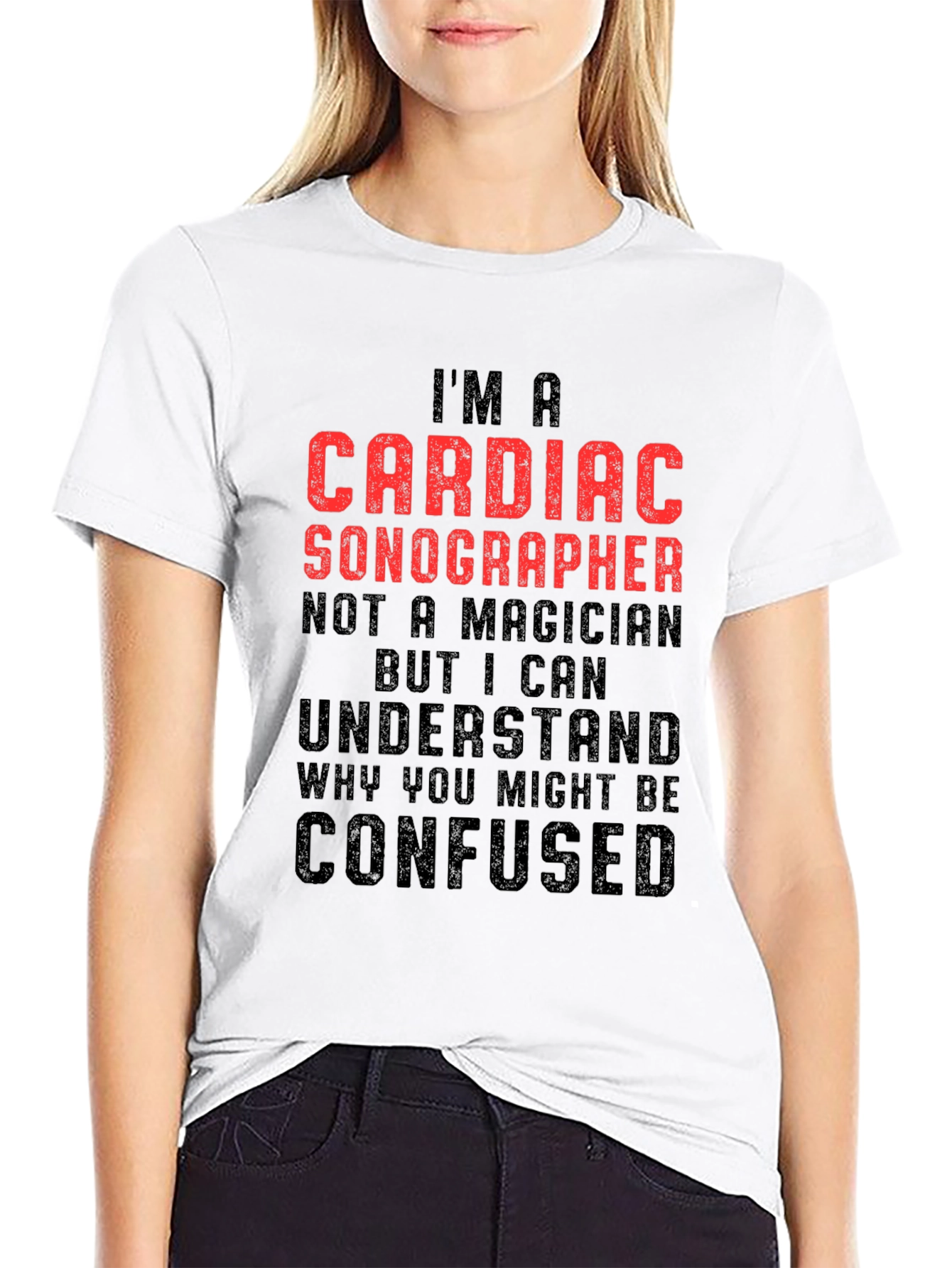 Cardiac Sonographer Graphic Tee - Heart Health