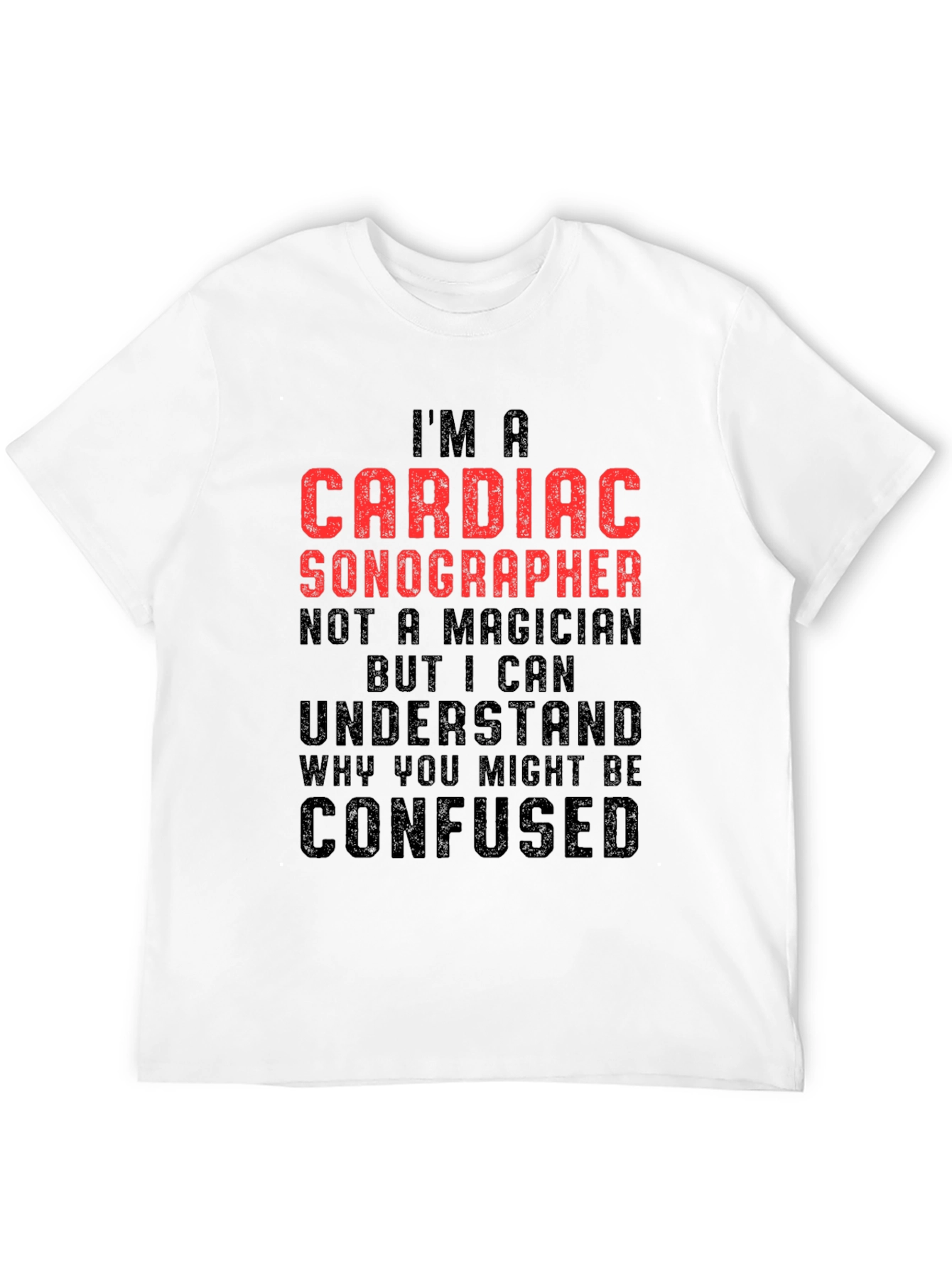 Cardiac Sonographer Graphic Tee - Heart Health