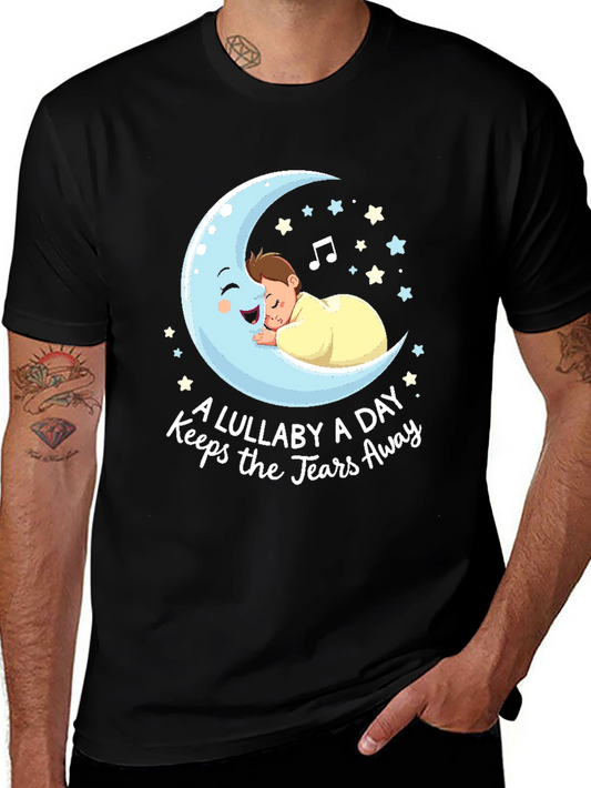 Lullaby Moon Sleep Tee - Soft Comfort Night Shirt
