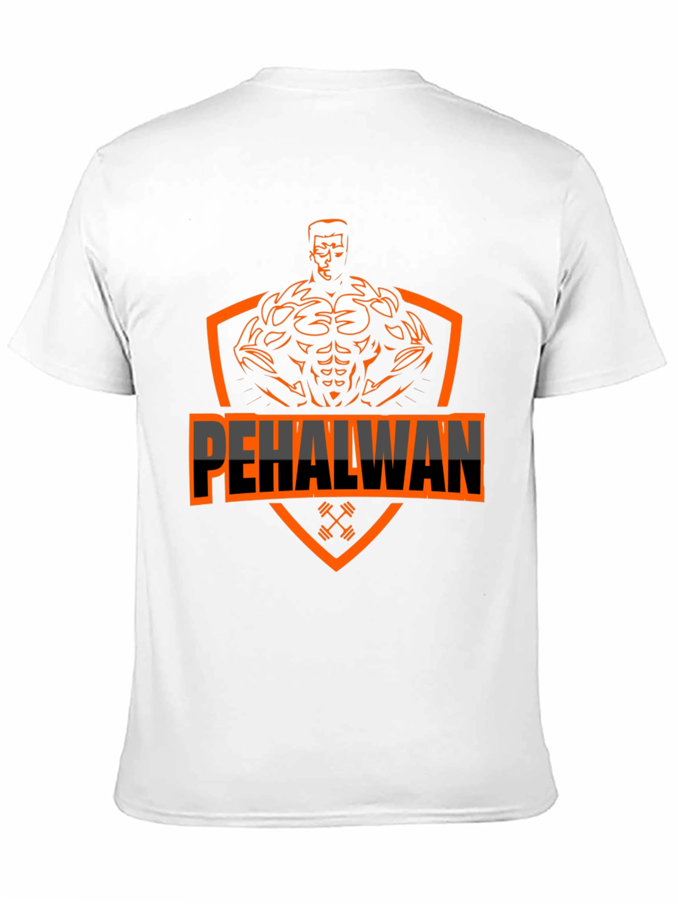 Mens Black Pehalwan Graphic T-Shirt