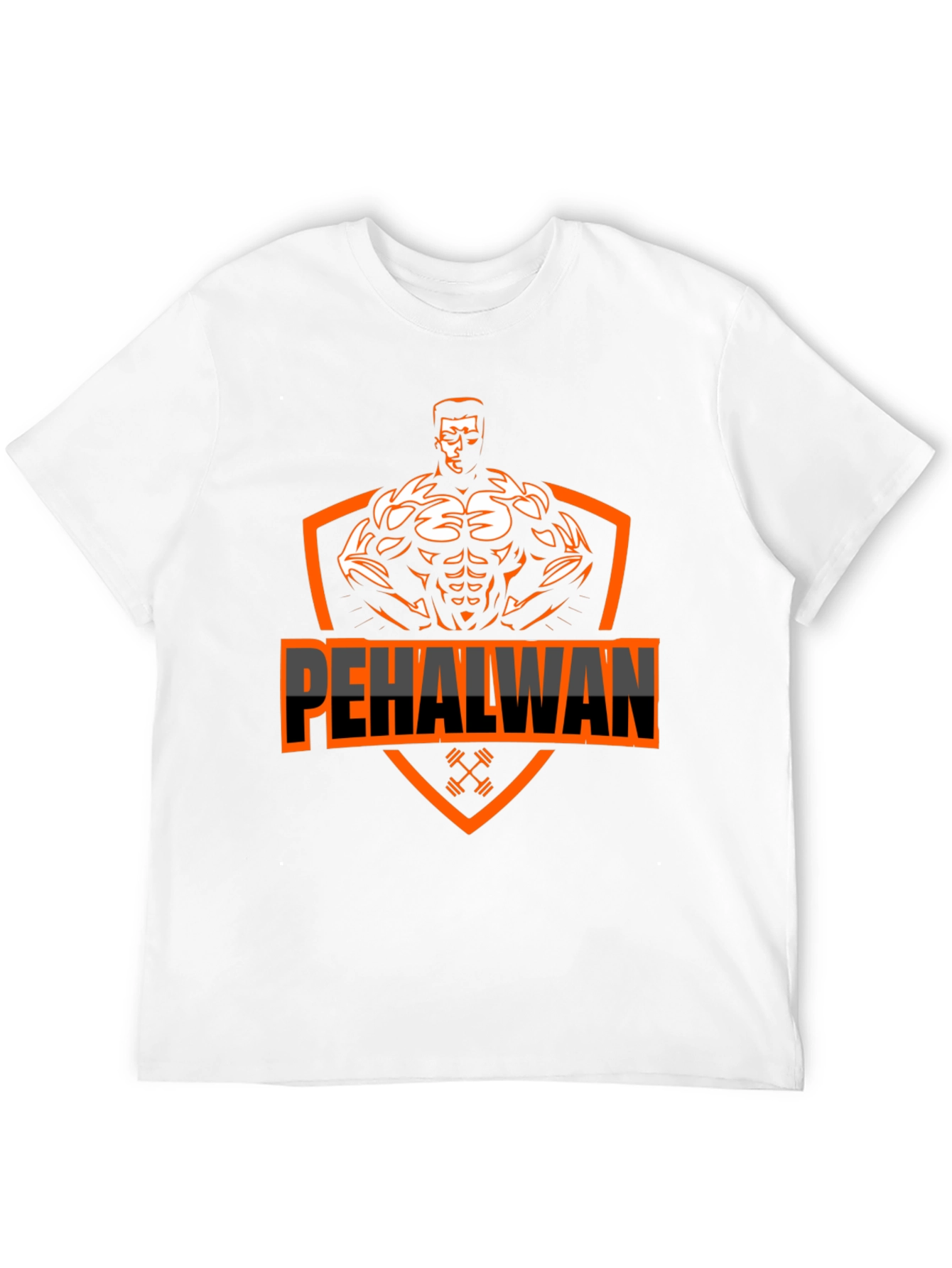Mens Black Pehalwan Graphic T-Shirt