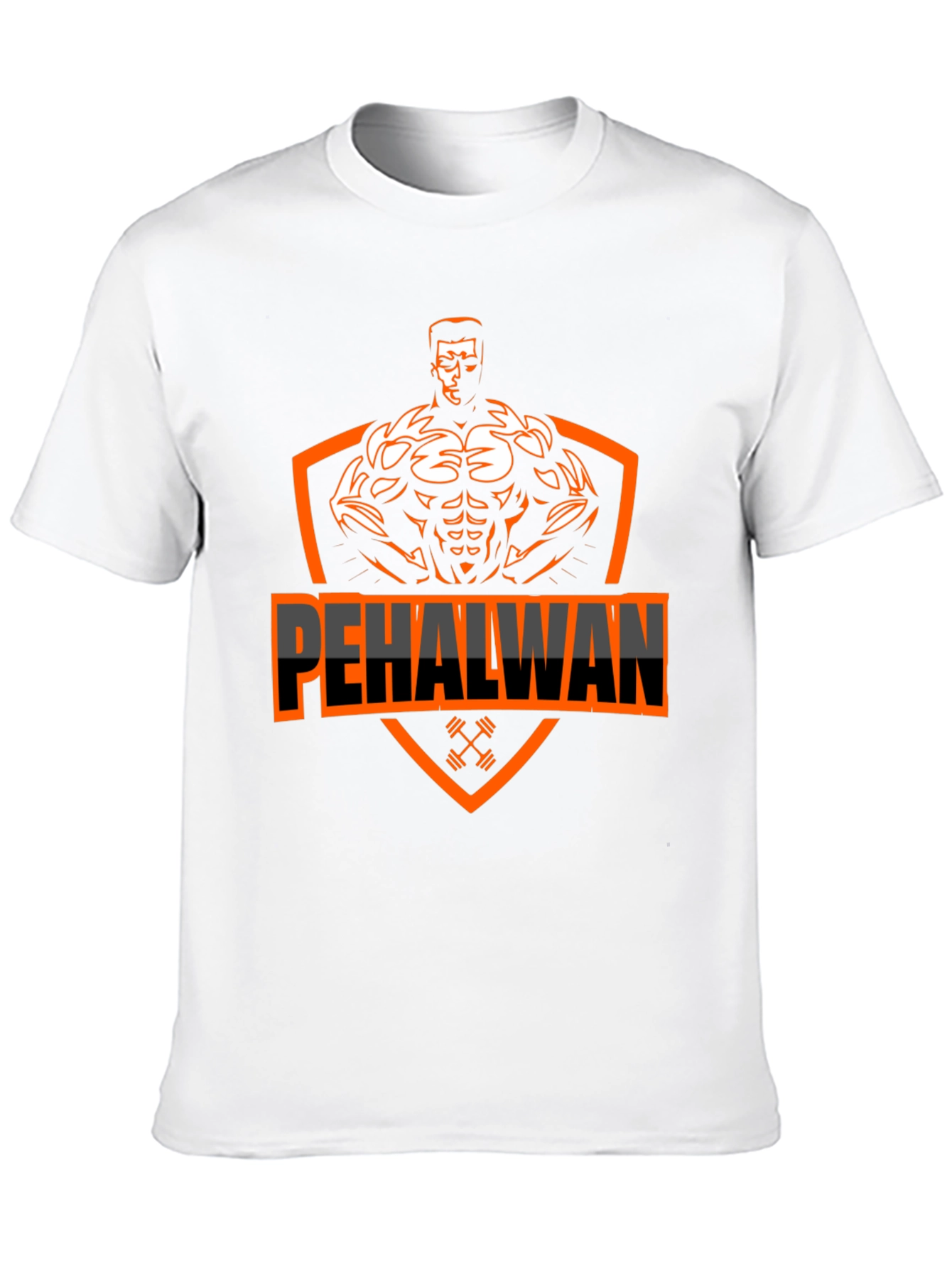 Mens Black Pehalwan Graphic T-Shirt