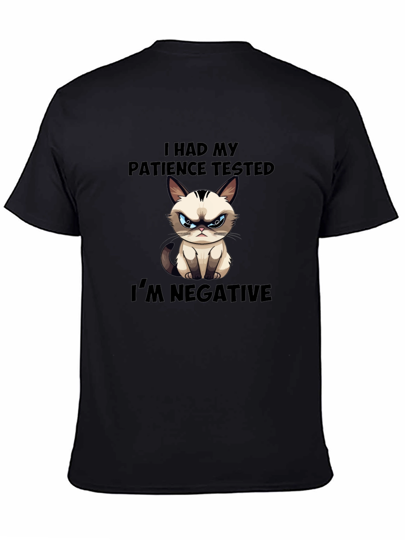 Grumpy Cat Patience Tested Funny T-Shirt