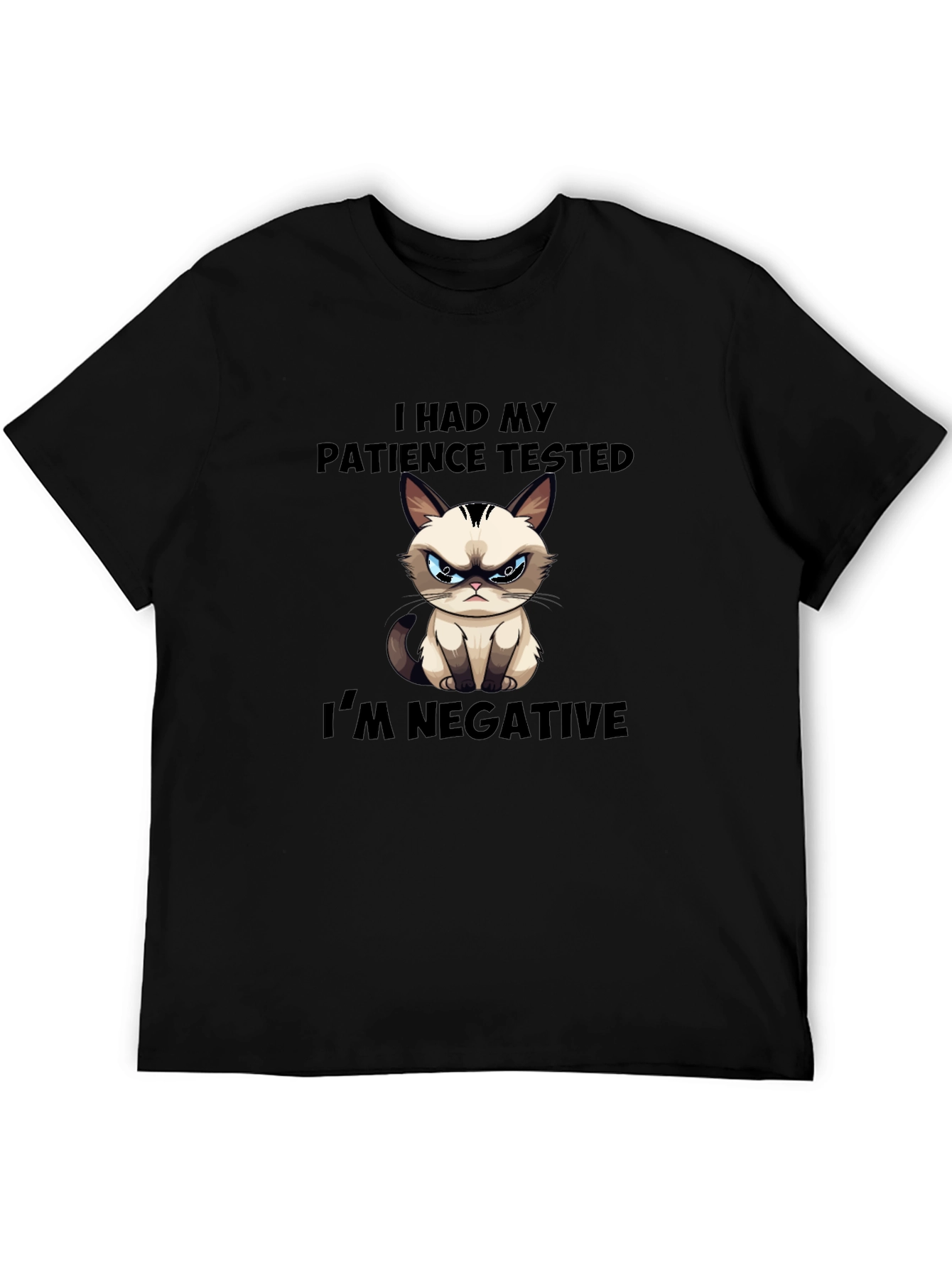 Grumpy Cat Patience Tested Funny T-Shirt