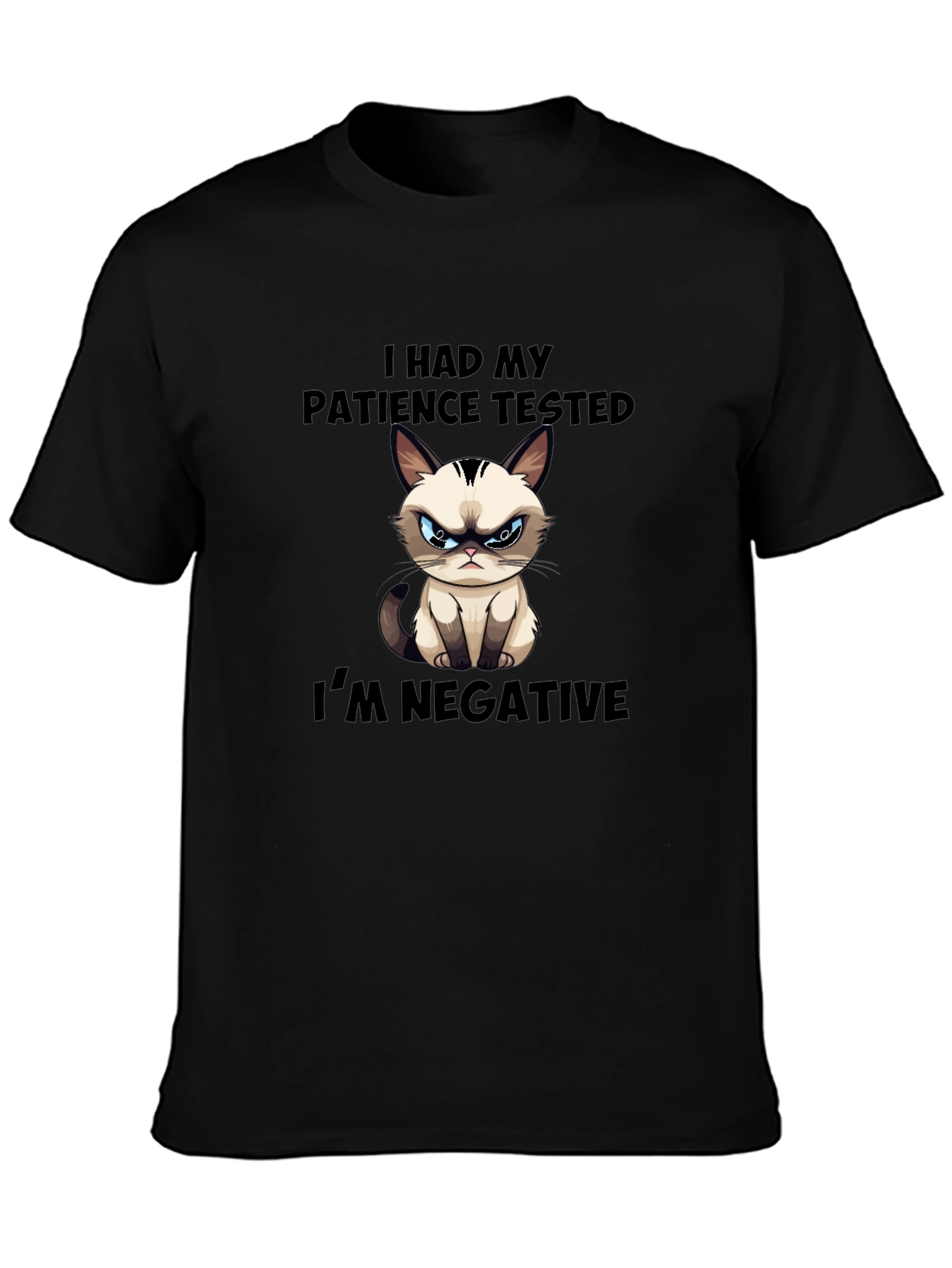 Grumpy Cat Patience Tested Funny T-Shirt