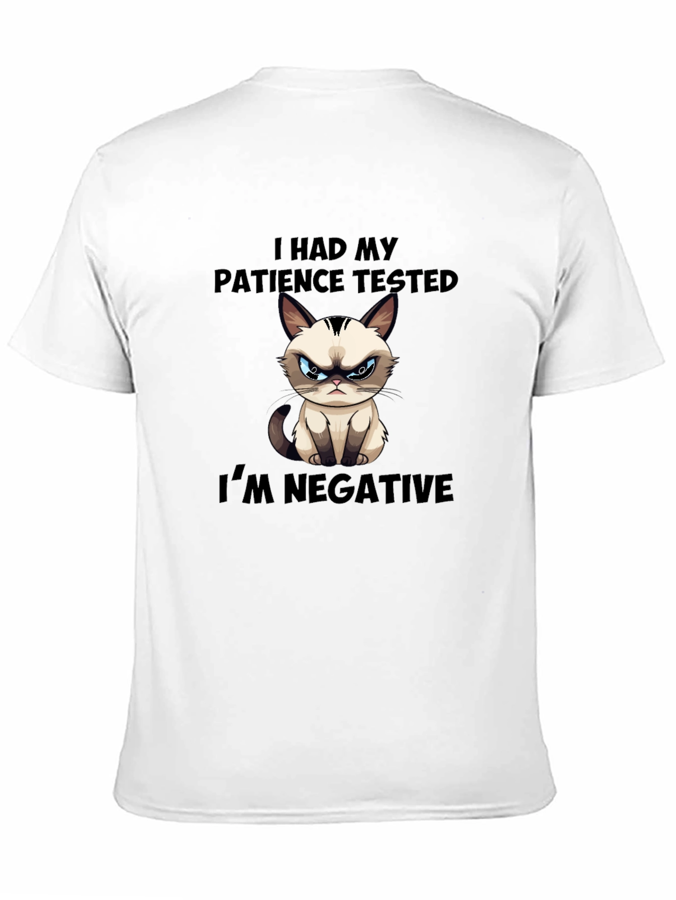 Grumpy Cat Patience Tested Funny T-Shirt